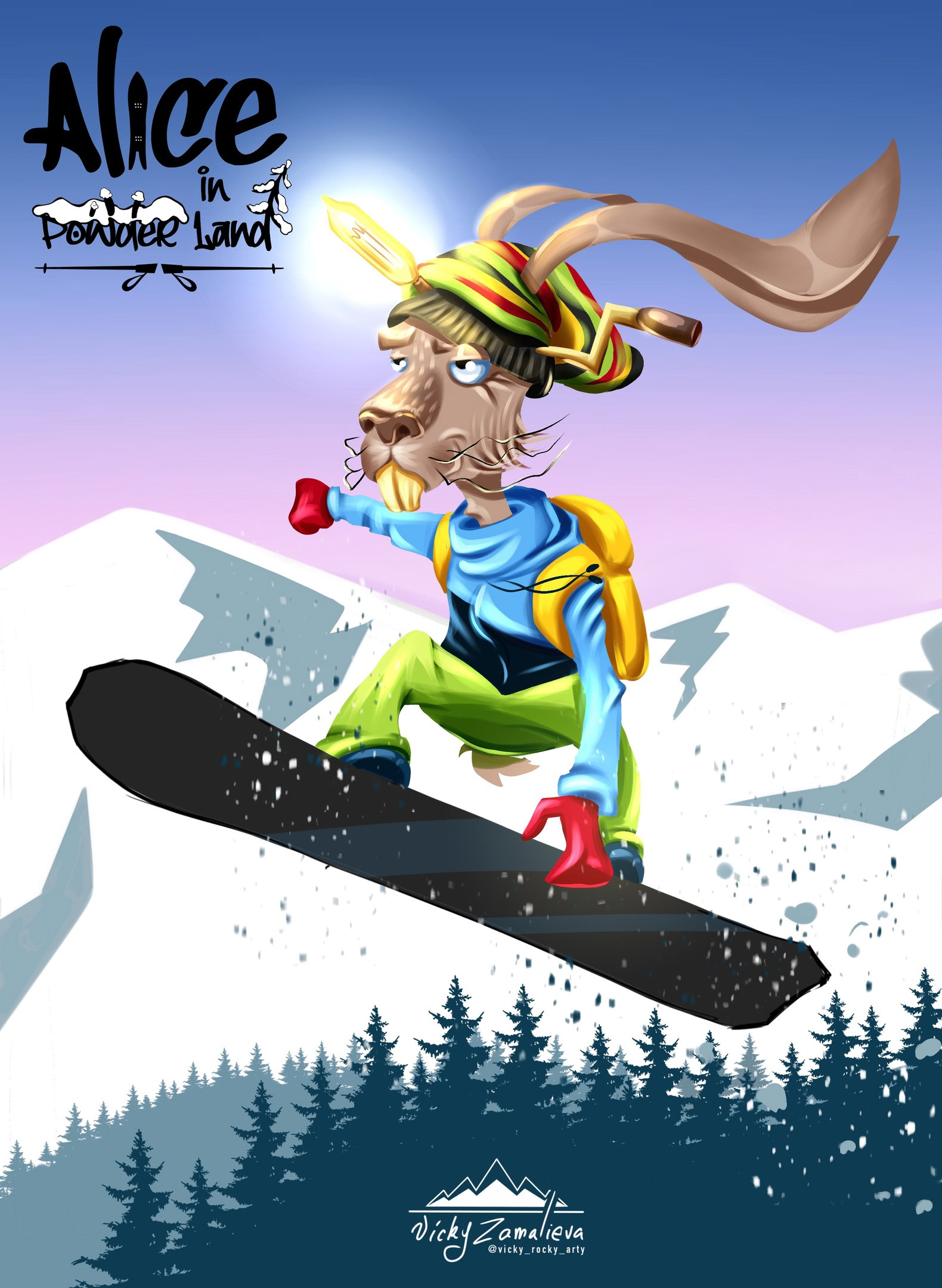 Alice in Powder Land — Изображение №4 — Иллюстрация на Dprofile