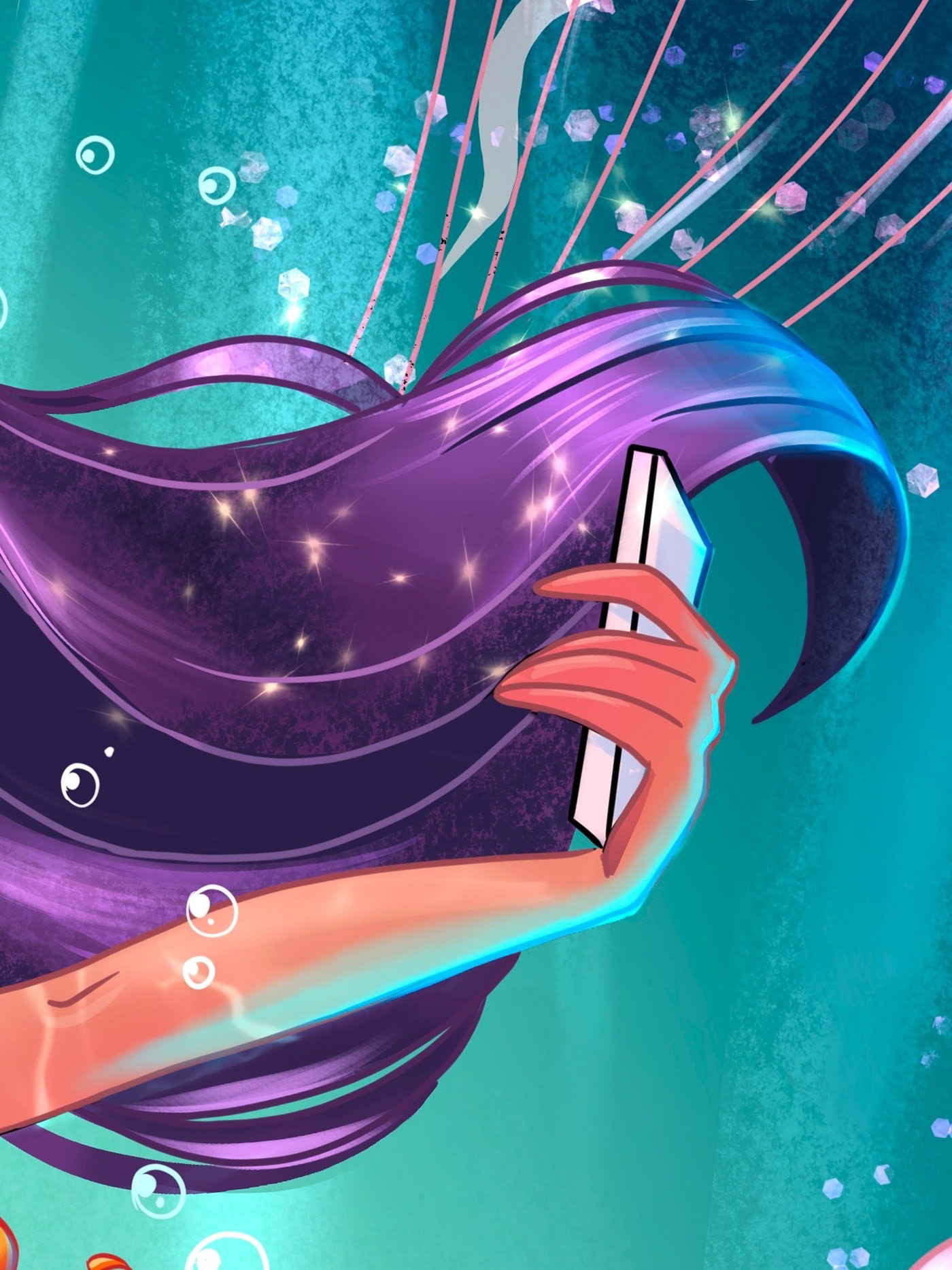 Mermaid Vicky for MerMay — Изображение №6 — Иллюстрация на Dprofile