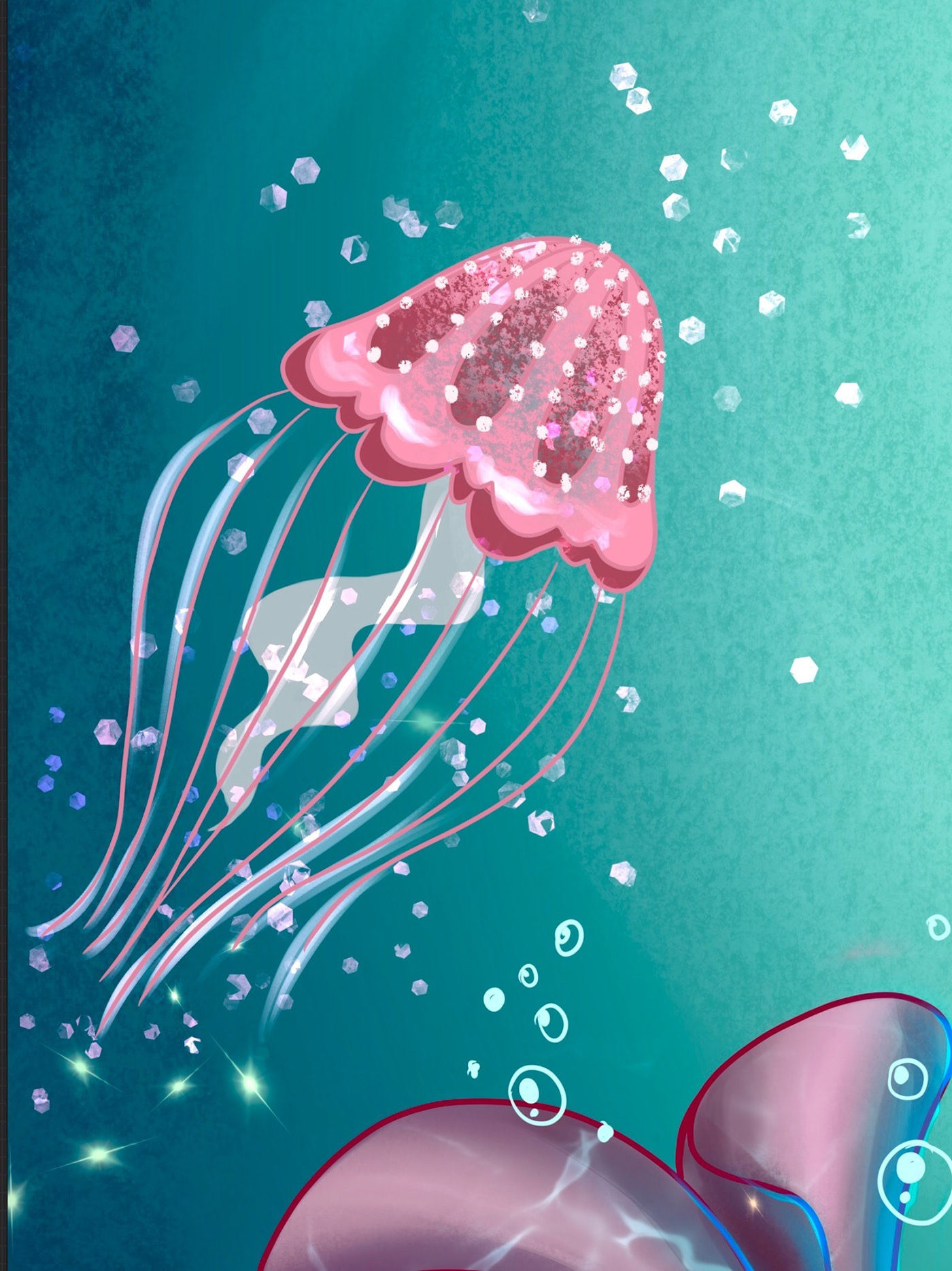 Mermaid Vicky for MerMay — Изображение №9 — Иллюстрация на Dprofile