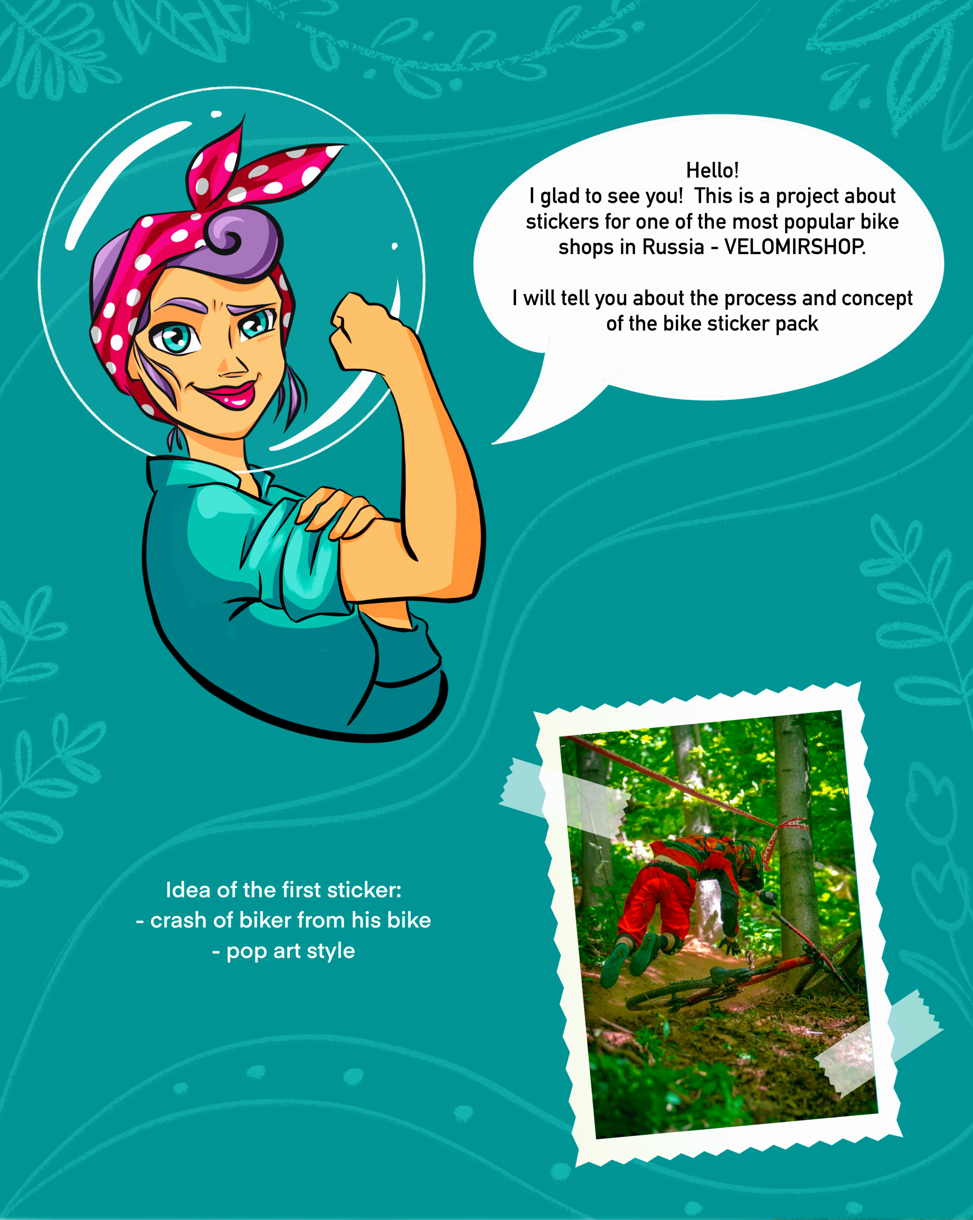 Mountainbike stikerpack — Изображение №1 — Иллюстрация на Dprofile
