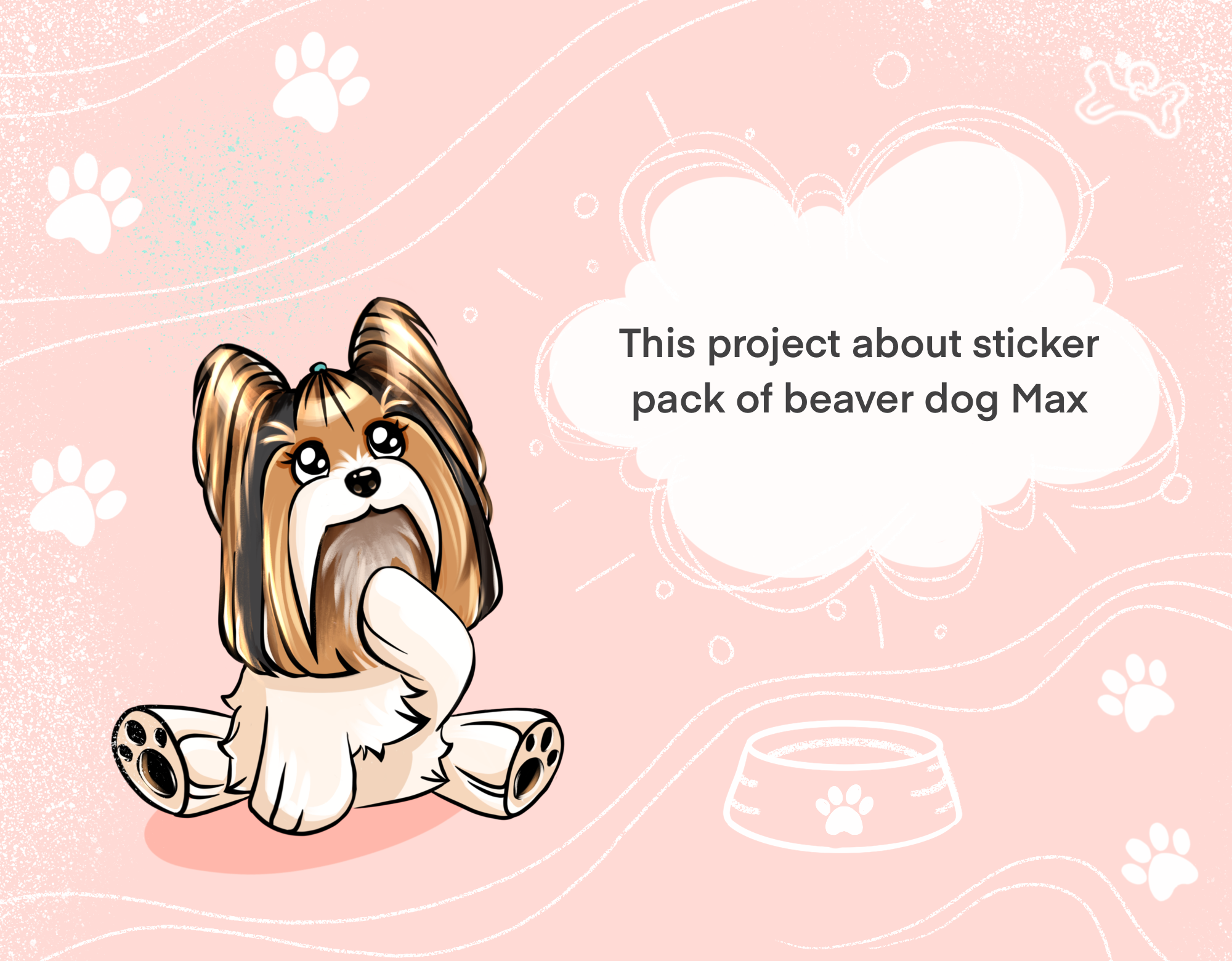 sticker pack "beaver Max" — Изображение №1 — Иллюстрация на Dprofile