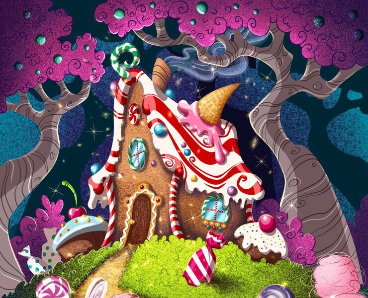 Children's book illustration "Hansel and Gretel" на Dprofile