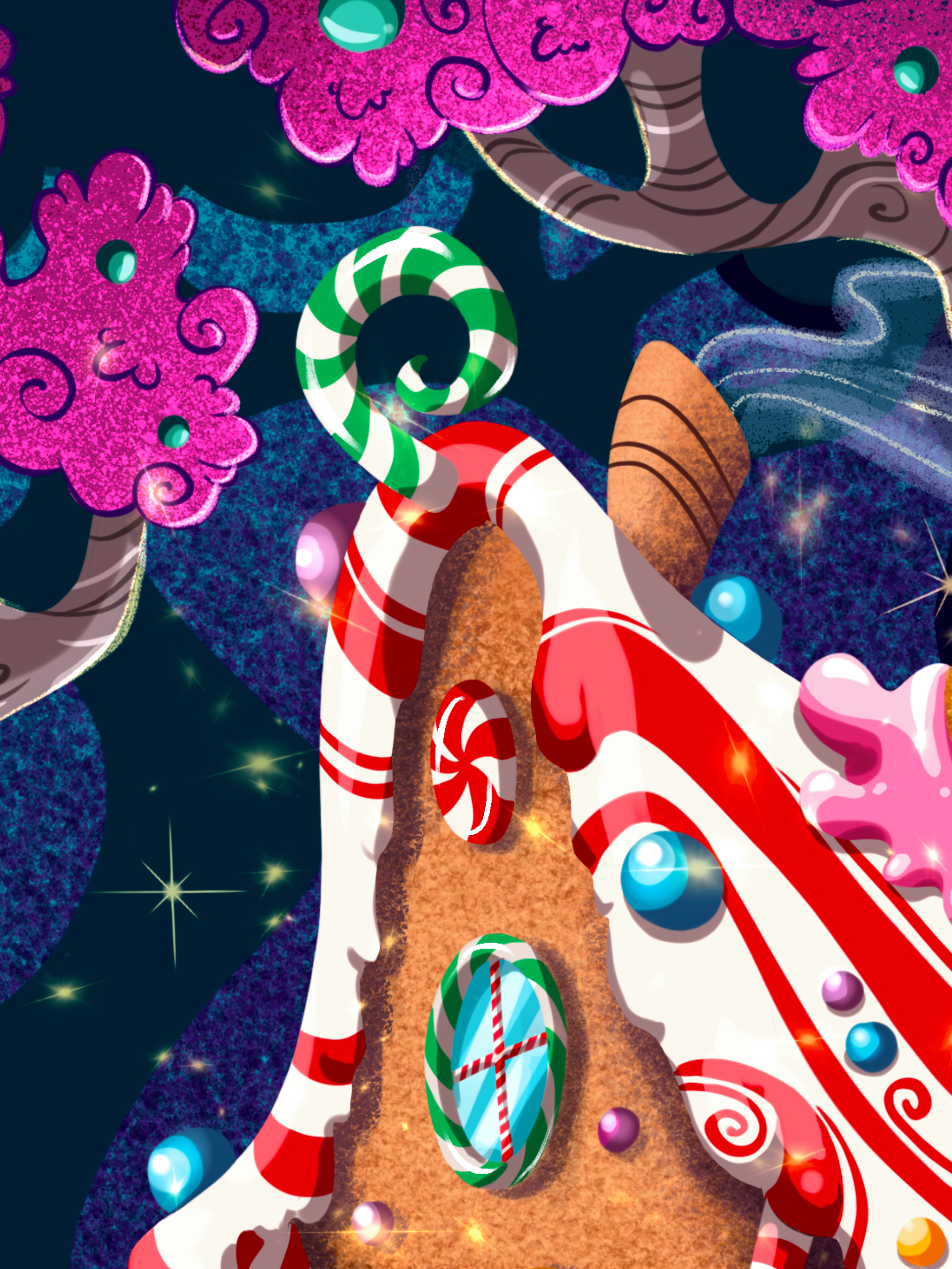 Children's book illustration "Hansel and Gretel" — Изображение №4 — Иллюстрация на Dprofile