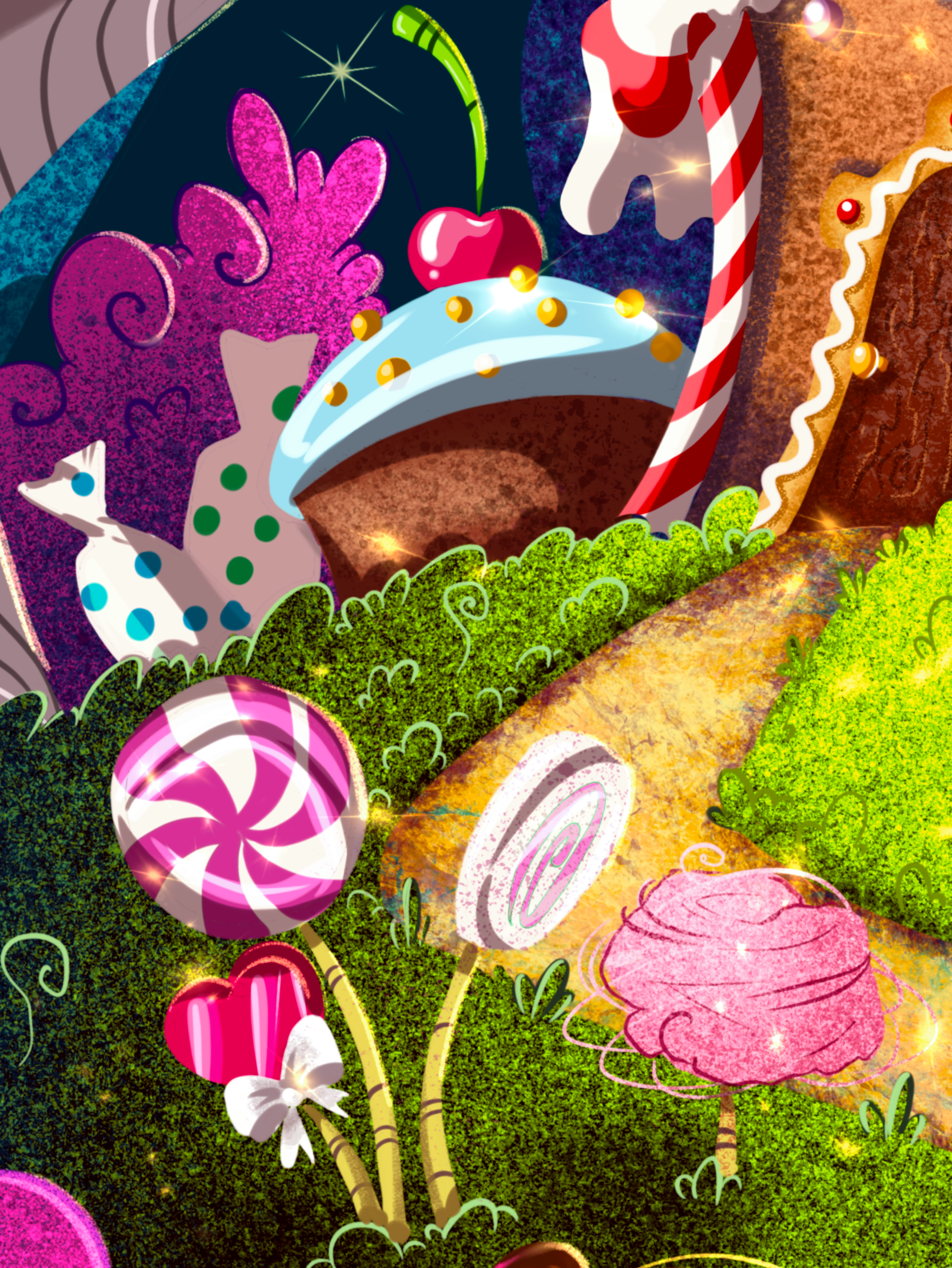 Children's book illustration "Hansel and Gretel" — Изображение №8 — Иллюстрация на Dprofile