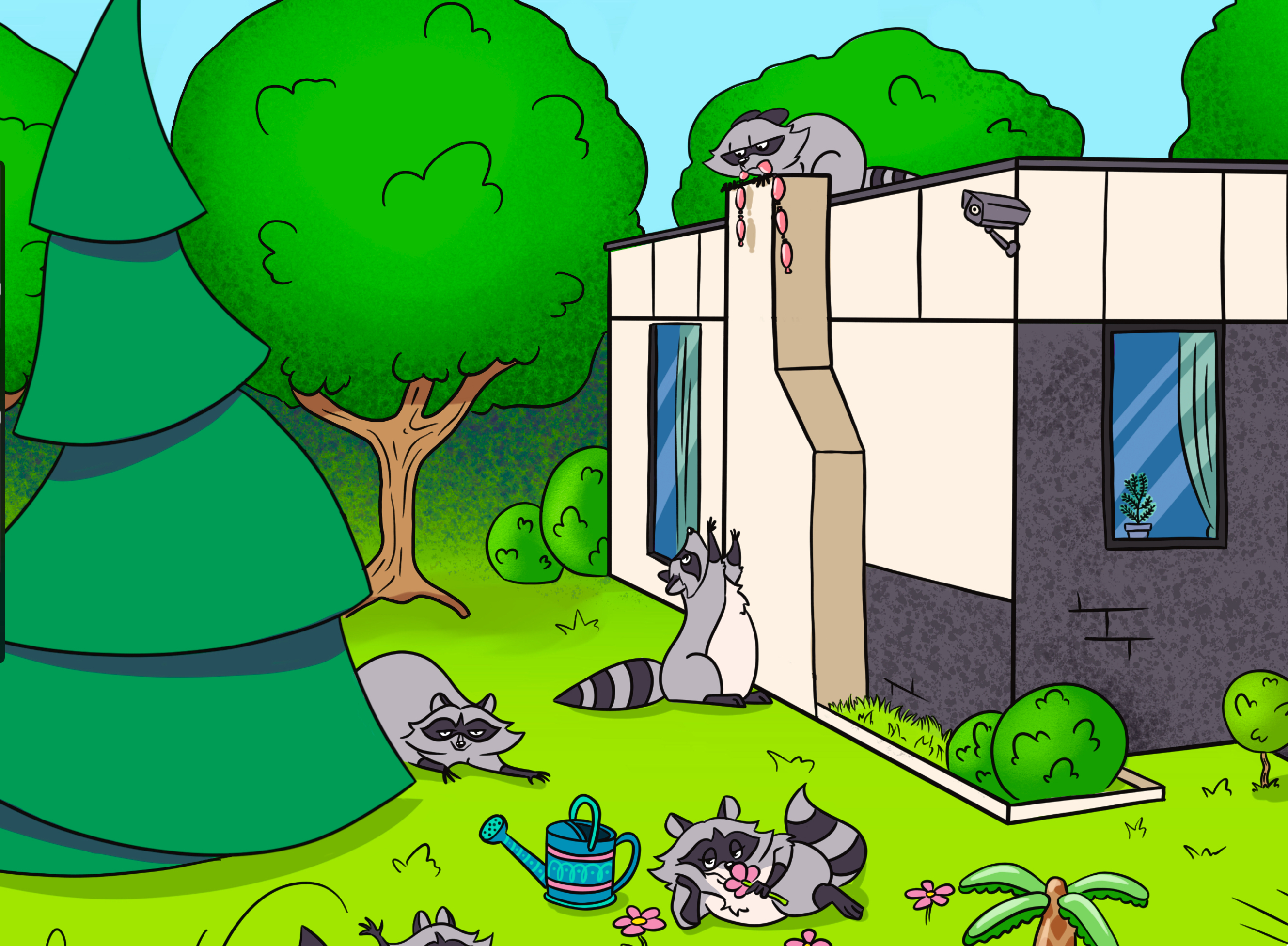 Raccoon ART House — Изображение №3 — Иллюстрация на Dprofile