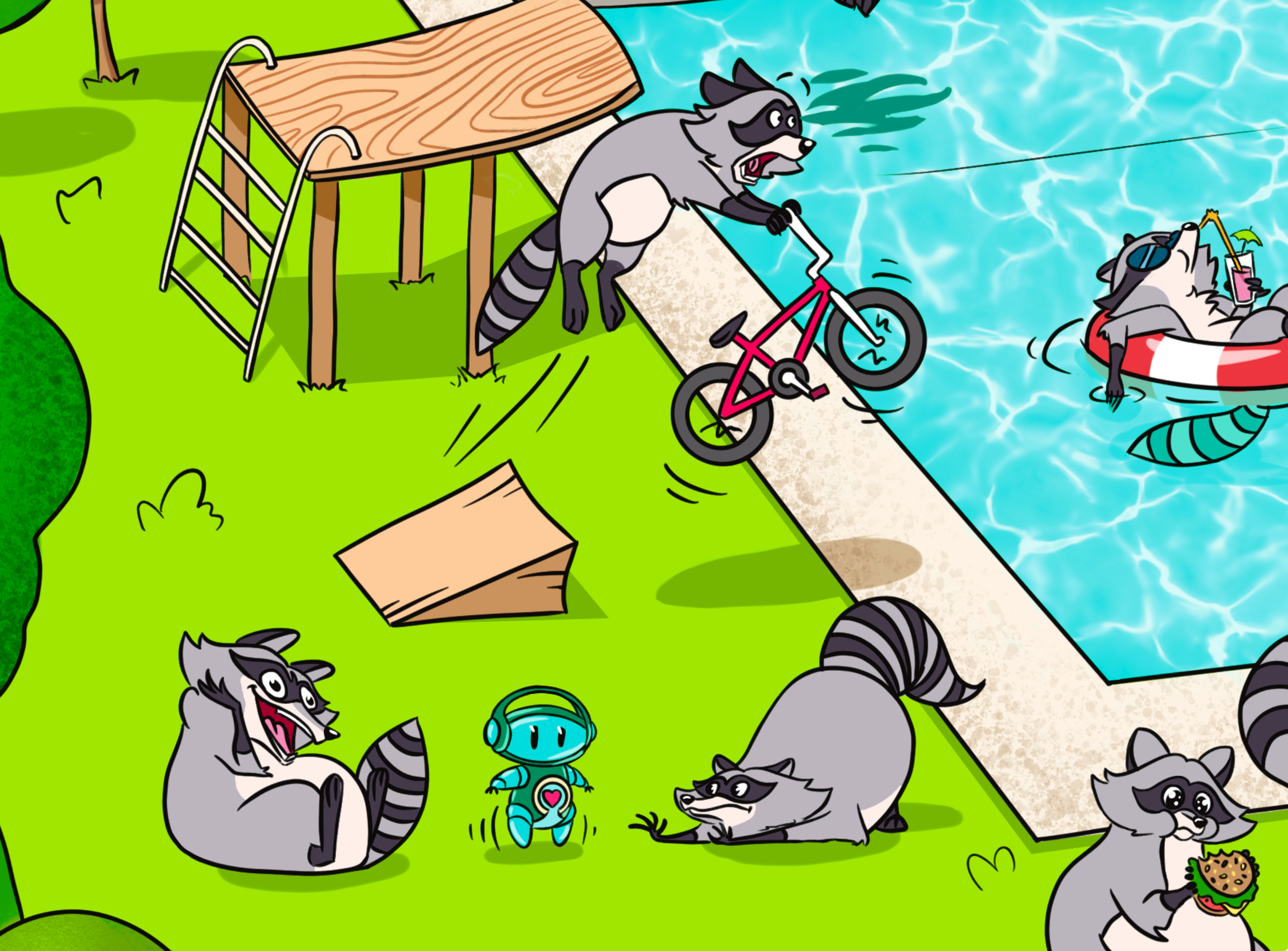 Raccoon ART House — Изображение №5 — Иллюстрация на Dprofile