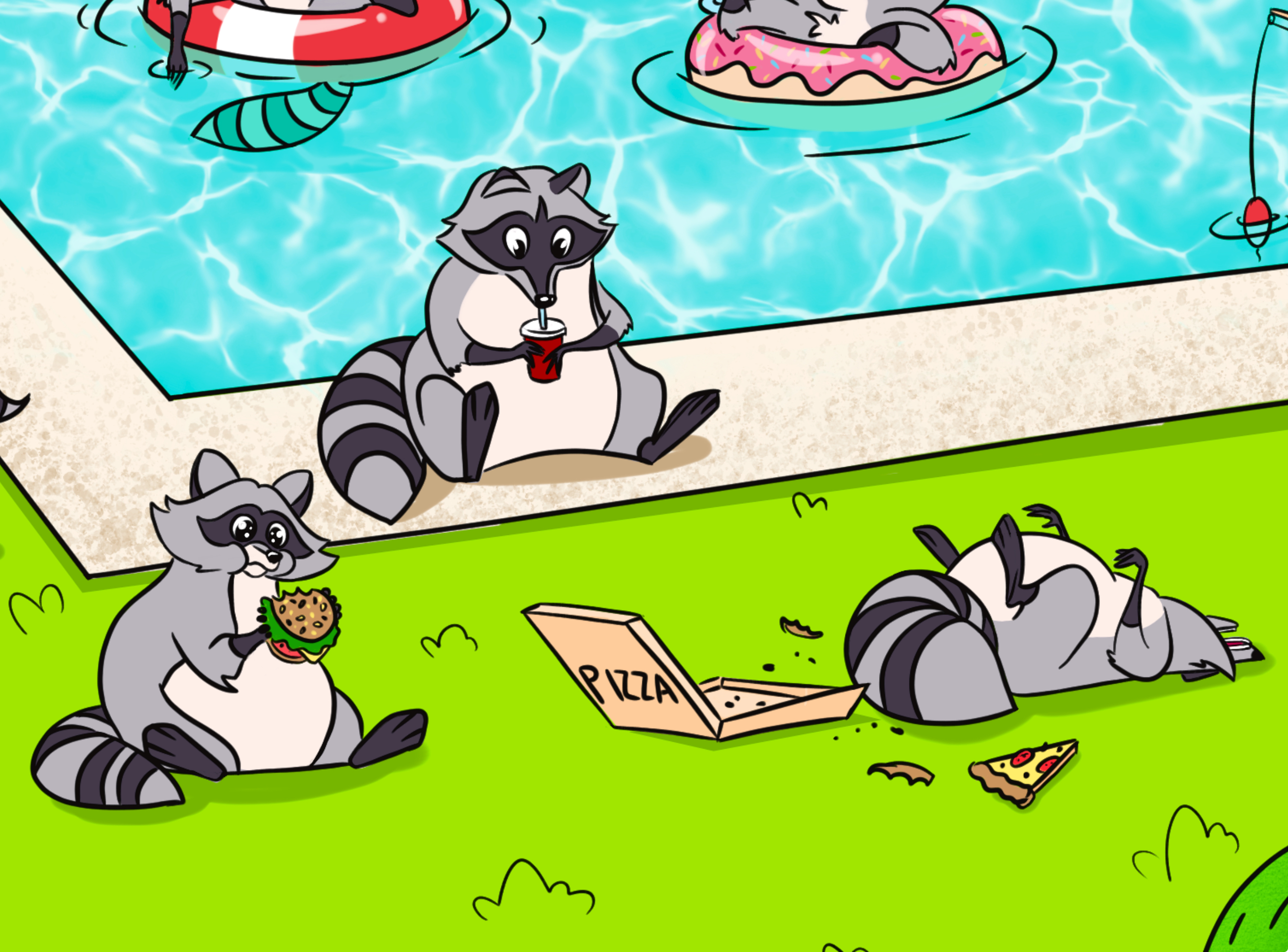 Raccoon ART House — Изображение №7 — Иллюстрация на Dprofile