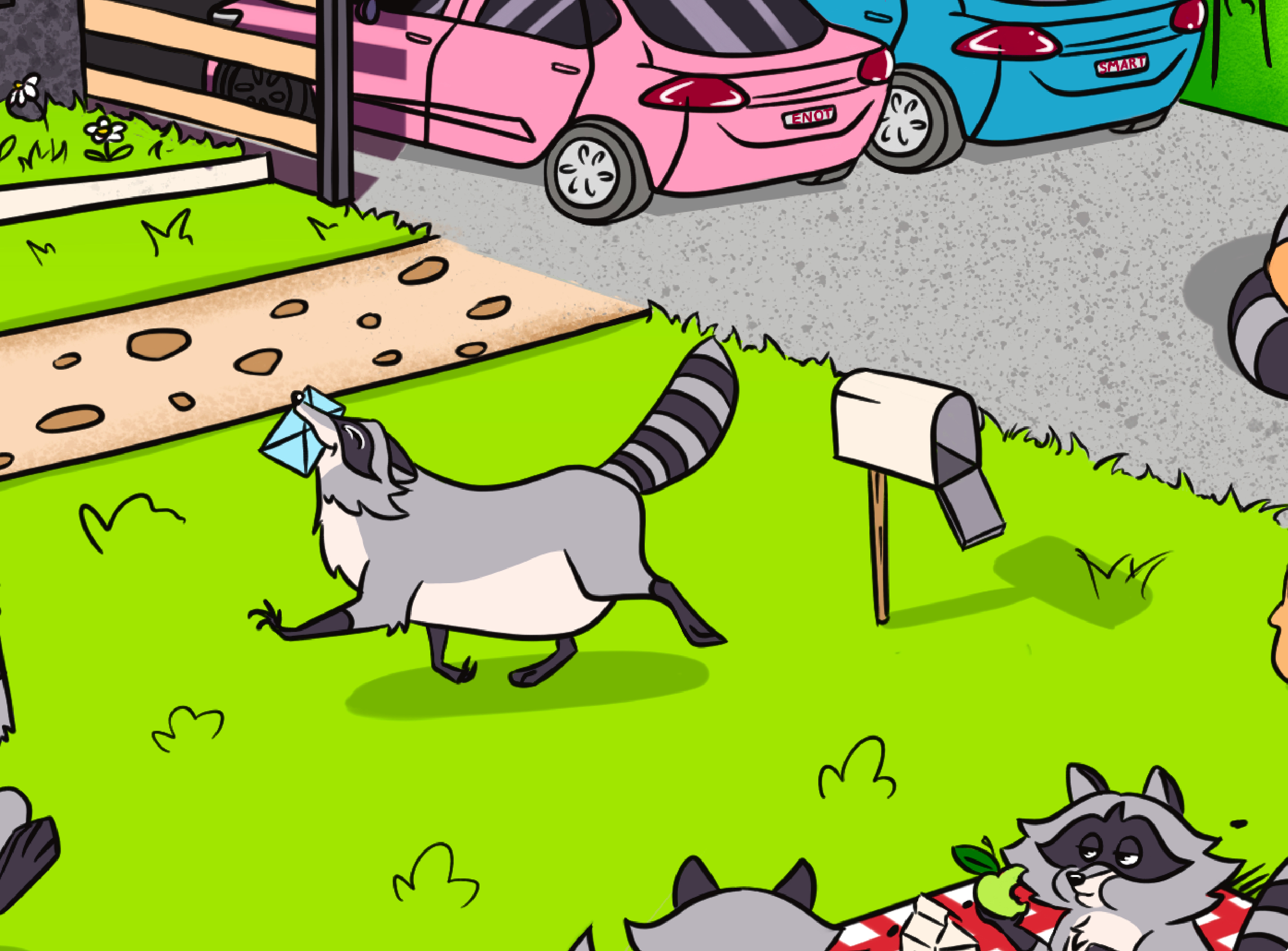 Raccoon ART House — Изображение №11 — Иллюстрация на Dprofile