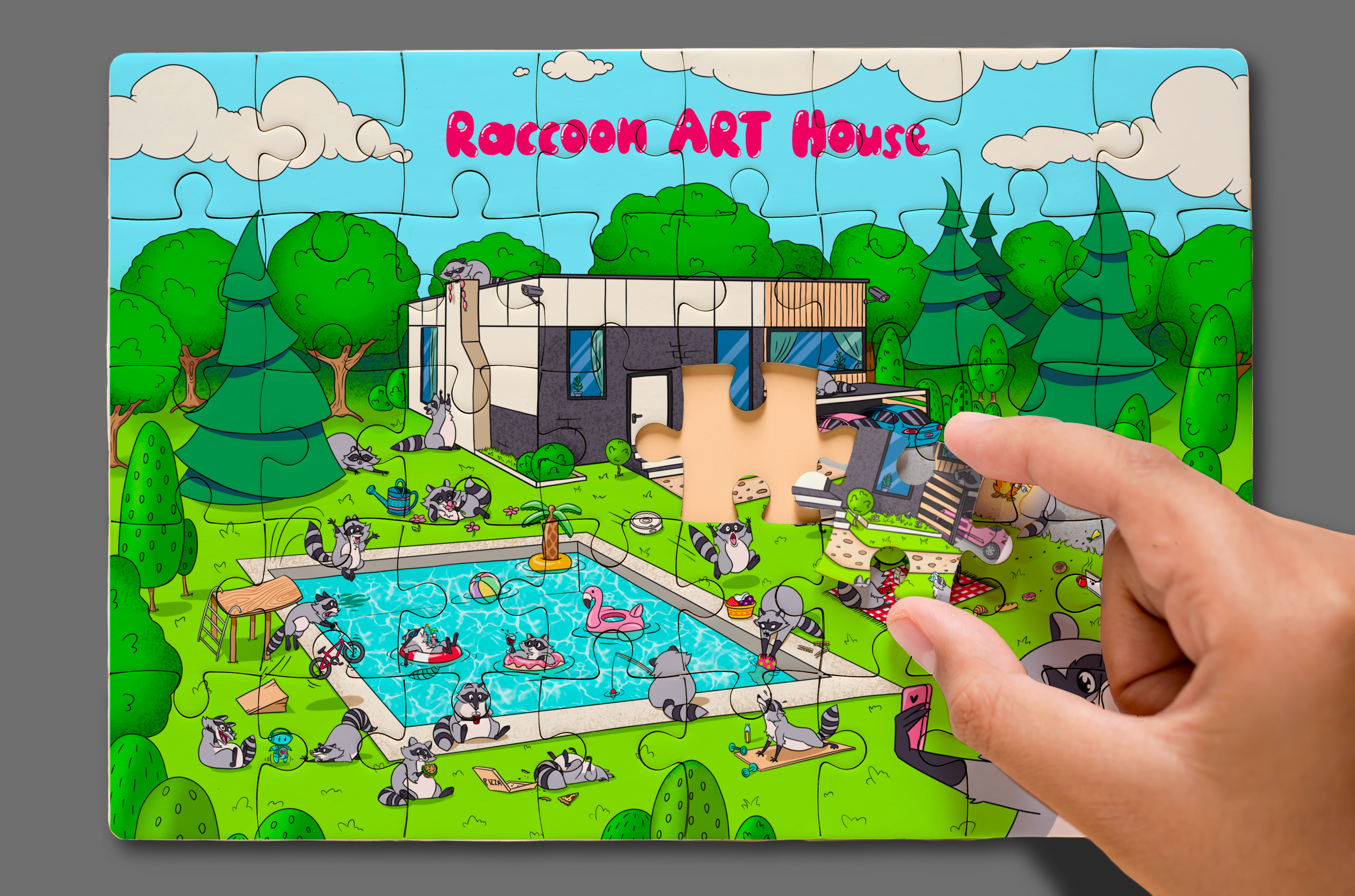 Raccoon ART House — Изображение №19 — Иллюстрация на Dprofile