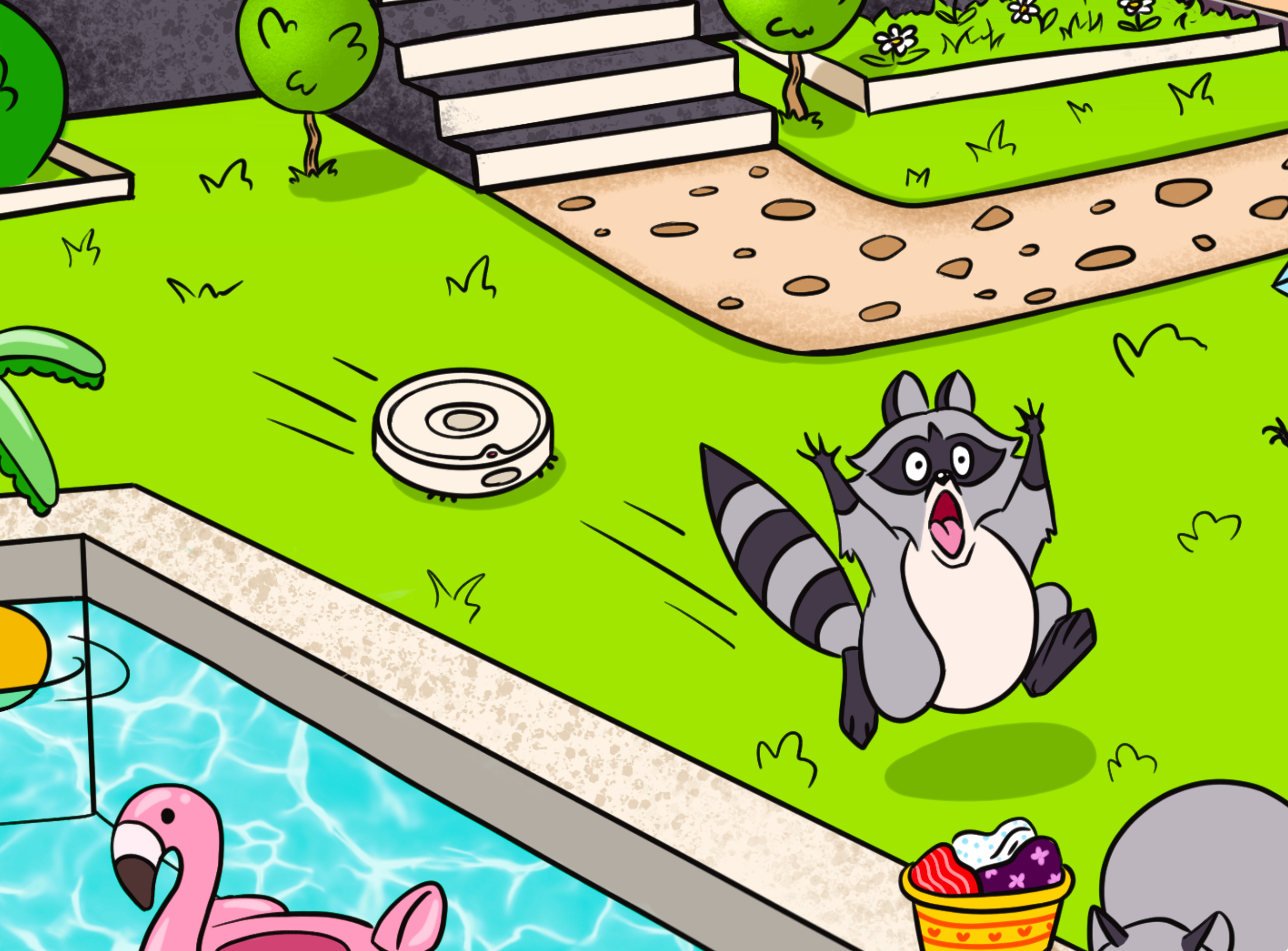 Raccoon ART House — Изображение №9 — Иллюстрация на Dprofile