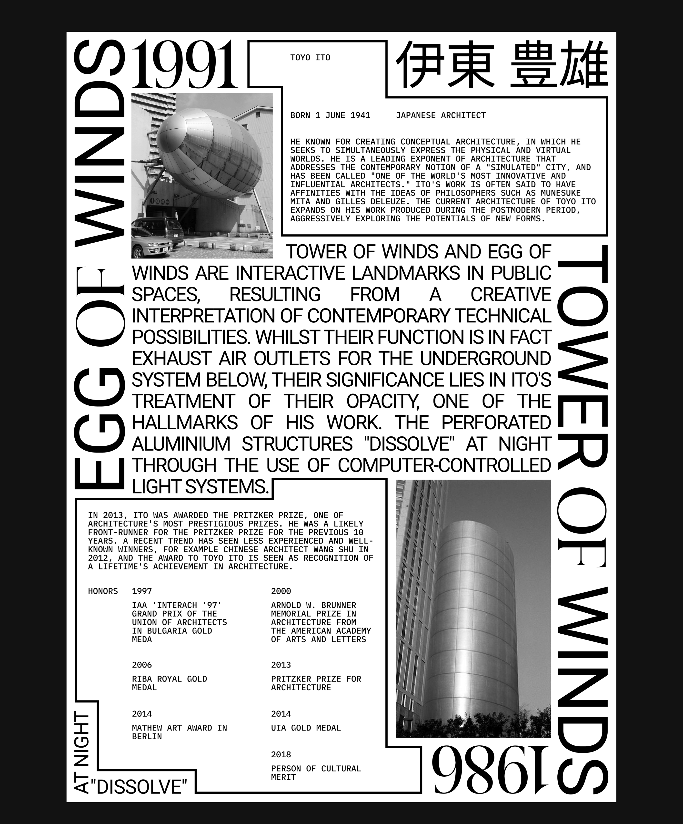 Toyo Ito / Posters Collection — Изображение №3 — Интерфейсы, Брендинг на Dprofile