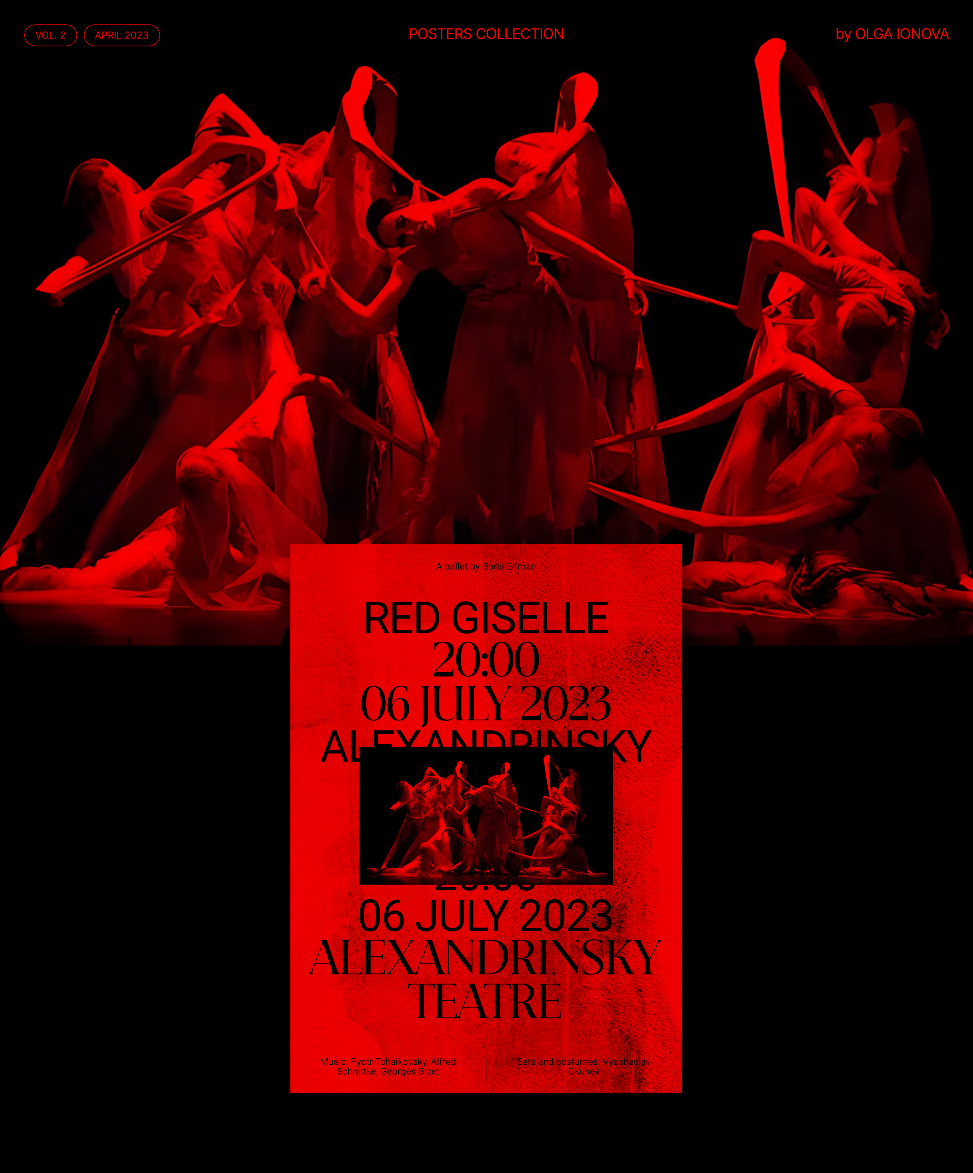 Boris Eifman's Ballets | Posters Collection — Изображение №1 — Брендинг, Графика на Dprofile
