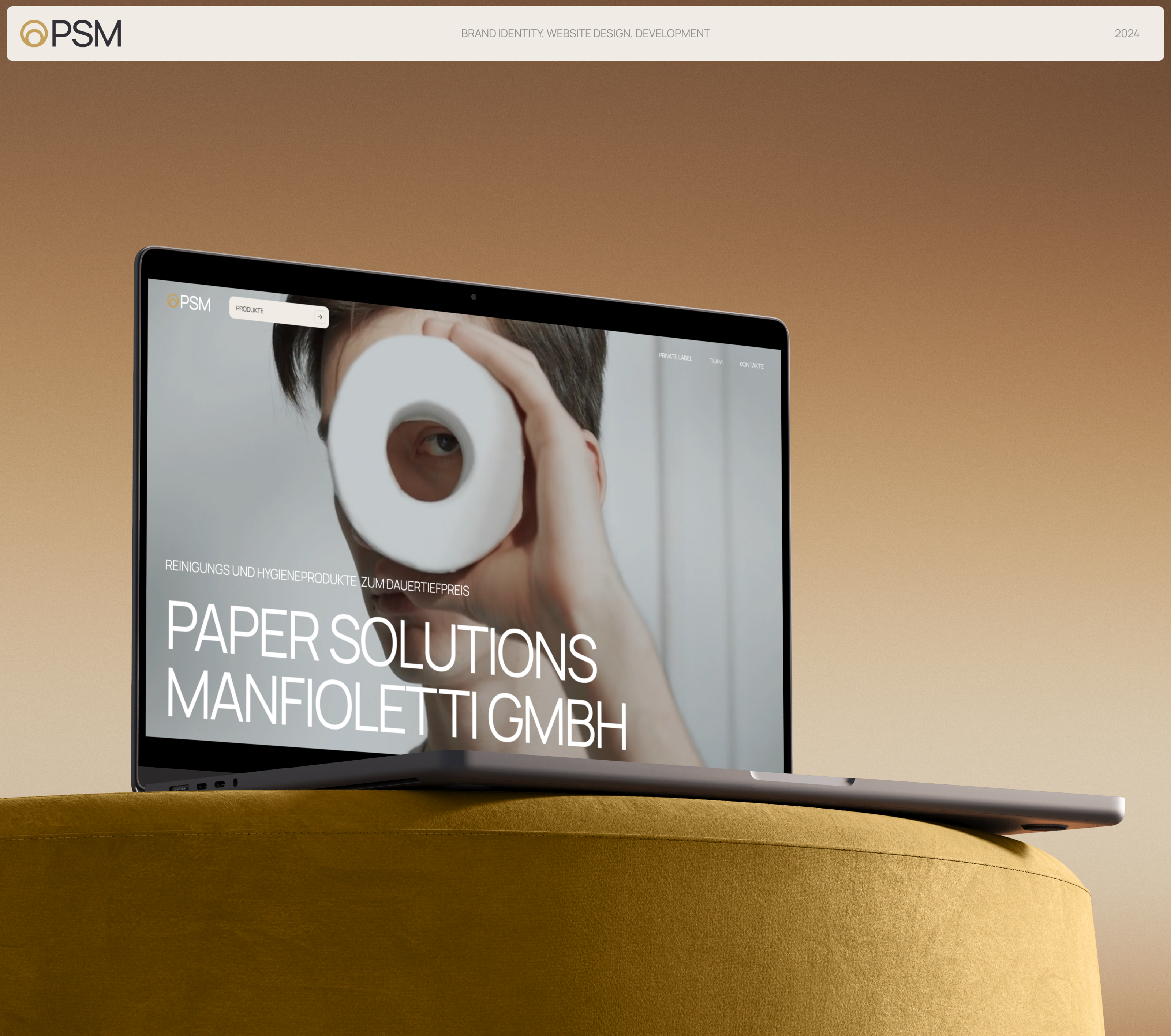 Paper Solutions Manfioletti GMBH | identity & Website — Изображение №1 — Интерфейсы, Брендинг на Dprofile