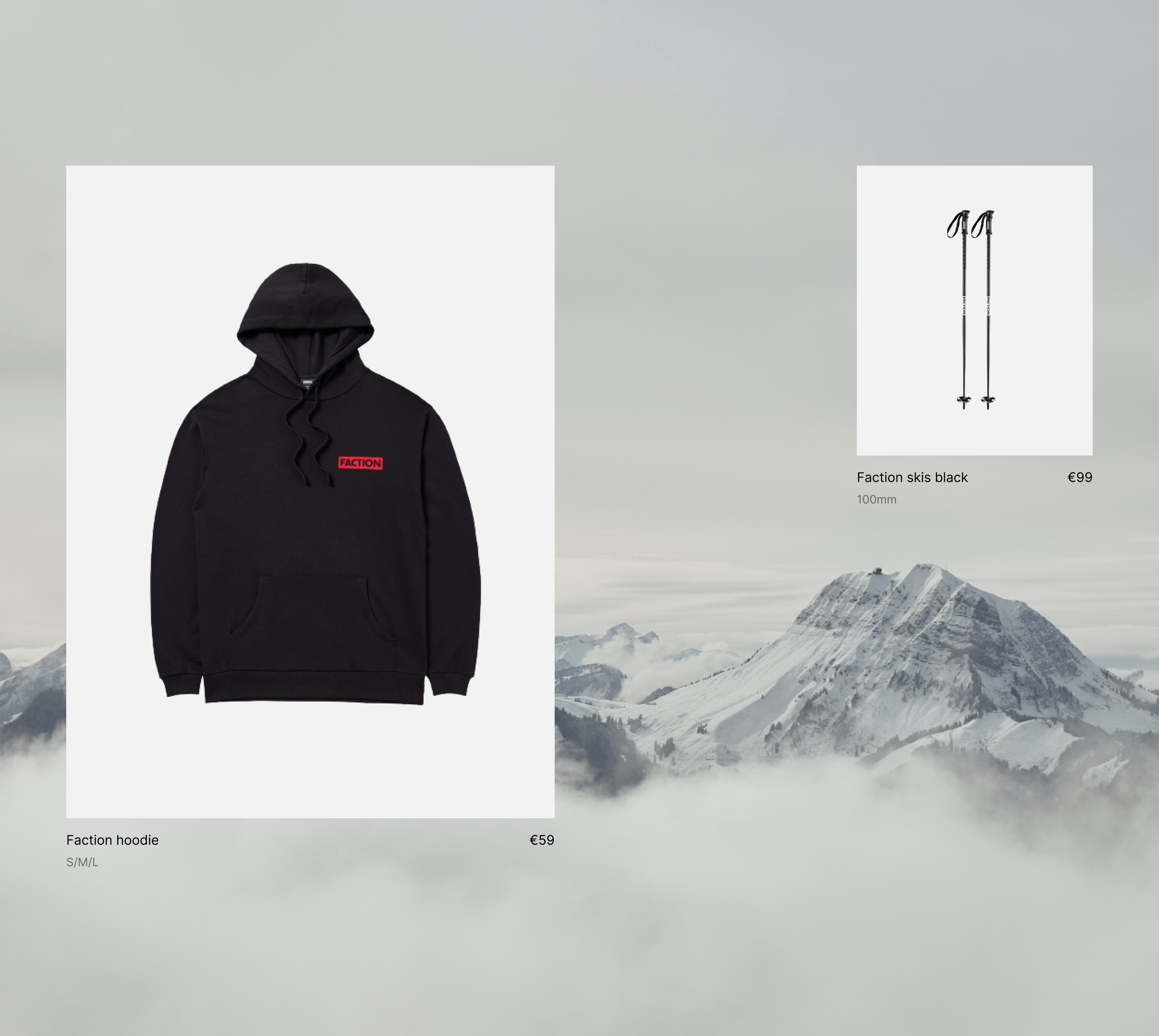 FACTION SKIS | E-commerce redesign — Изображение №8 — Интерфейсы на Dprofile