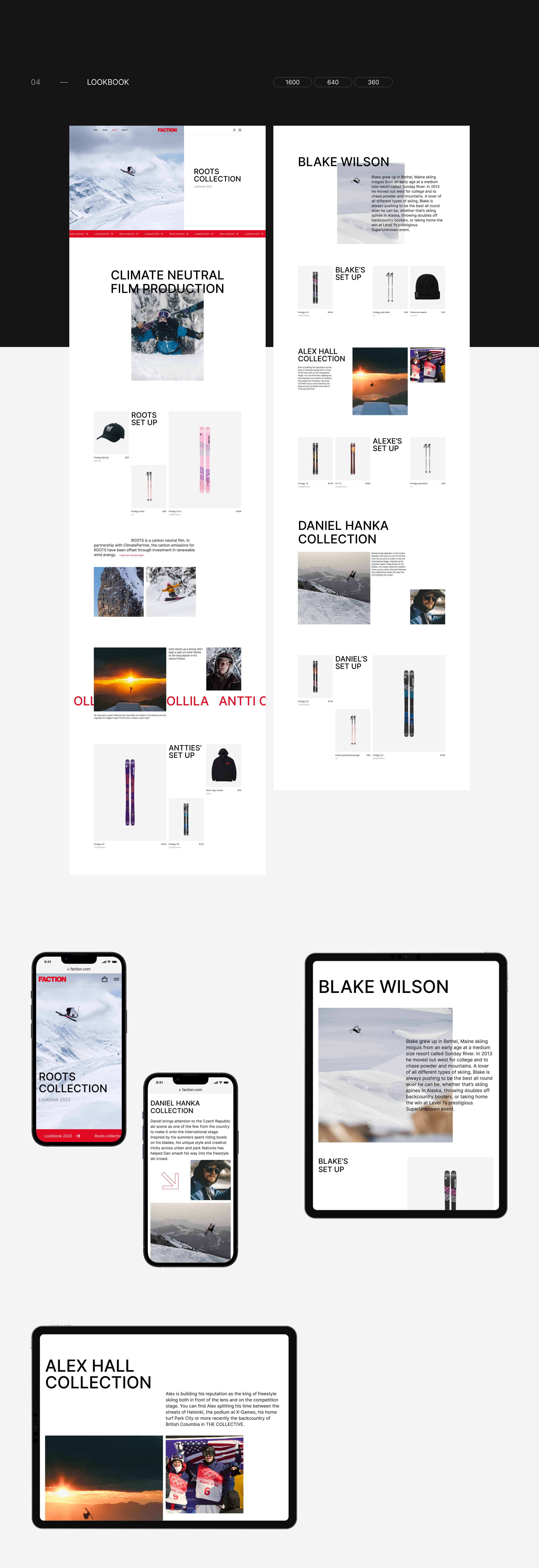 FACTION SKIS | E-commerce redesign — Изображение №9 — Интерфейсы на Dprofile