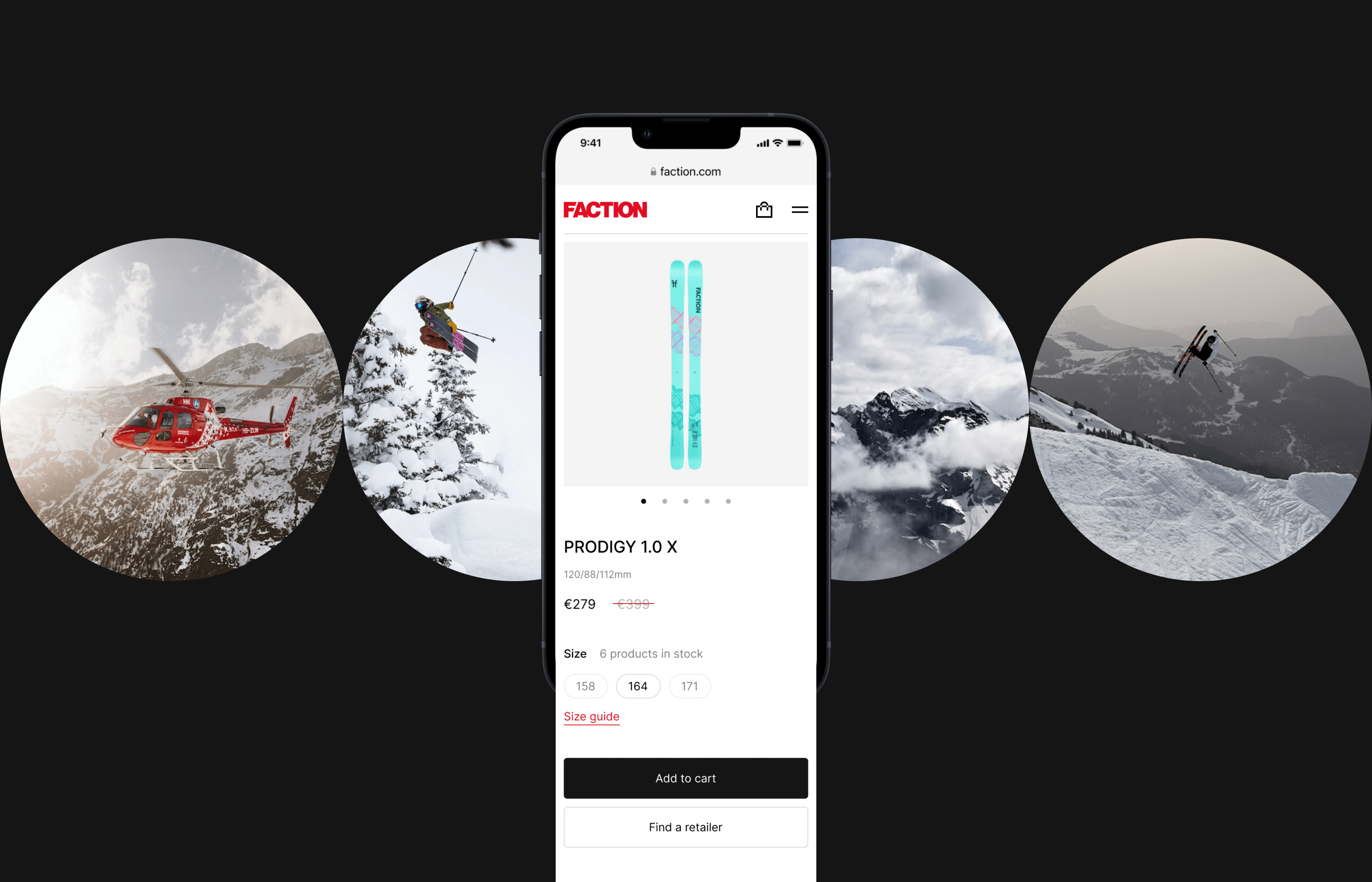 FACTION SKIS | E-commerce redesign — Изображение №5 — Интерфейсы на Dprofile