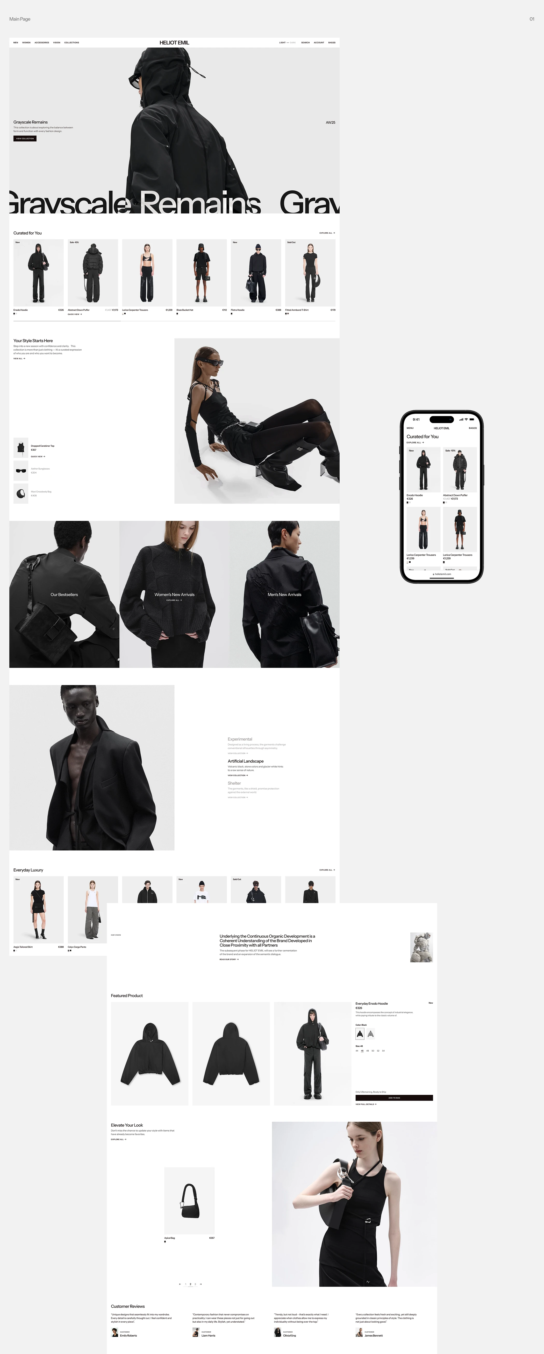 Heliot Emil/E-Commerce Redesign — Изображение №2 — Интерфейсы на Dprofile