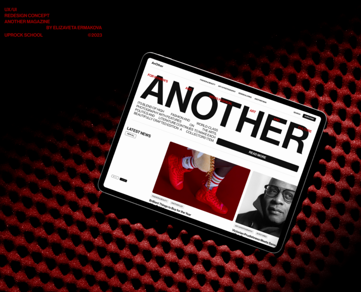 Another Magazine/Redesign concept — Интерфейсы на Dprofile