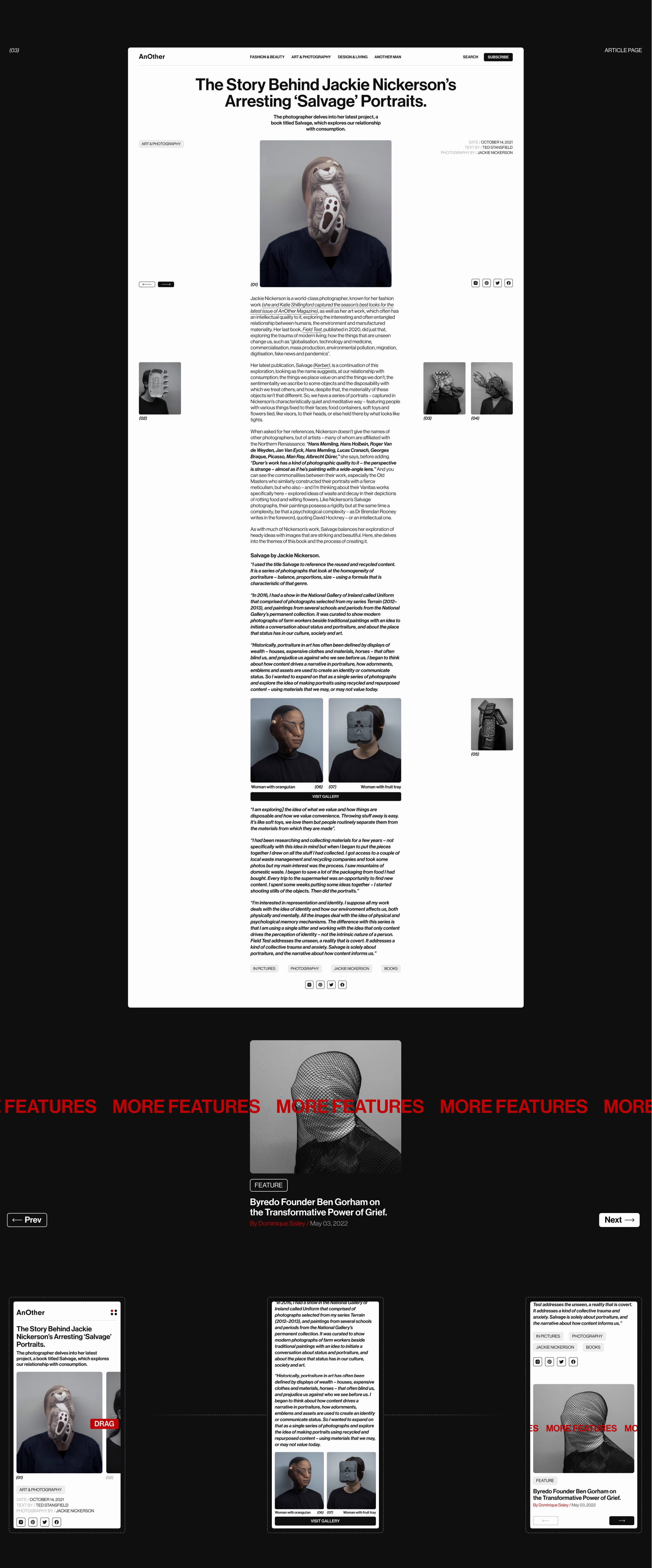 Another Magazine/Redesign concept — Изображение №5 — Интерфейсы на Dprofile