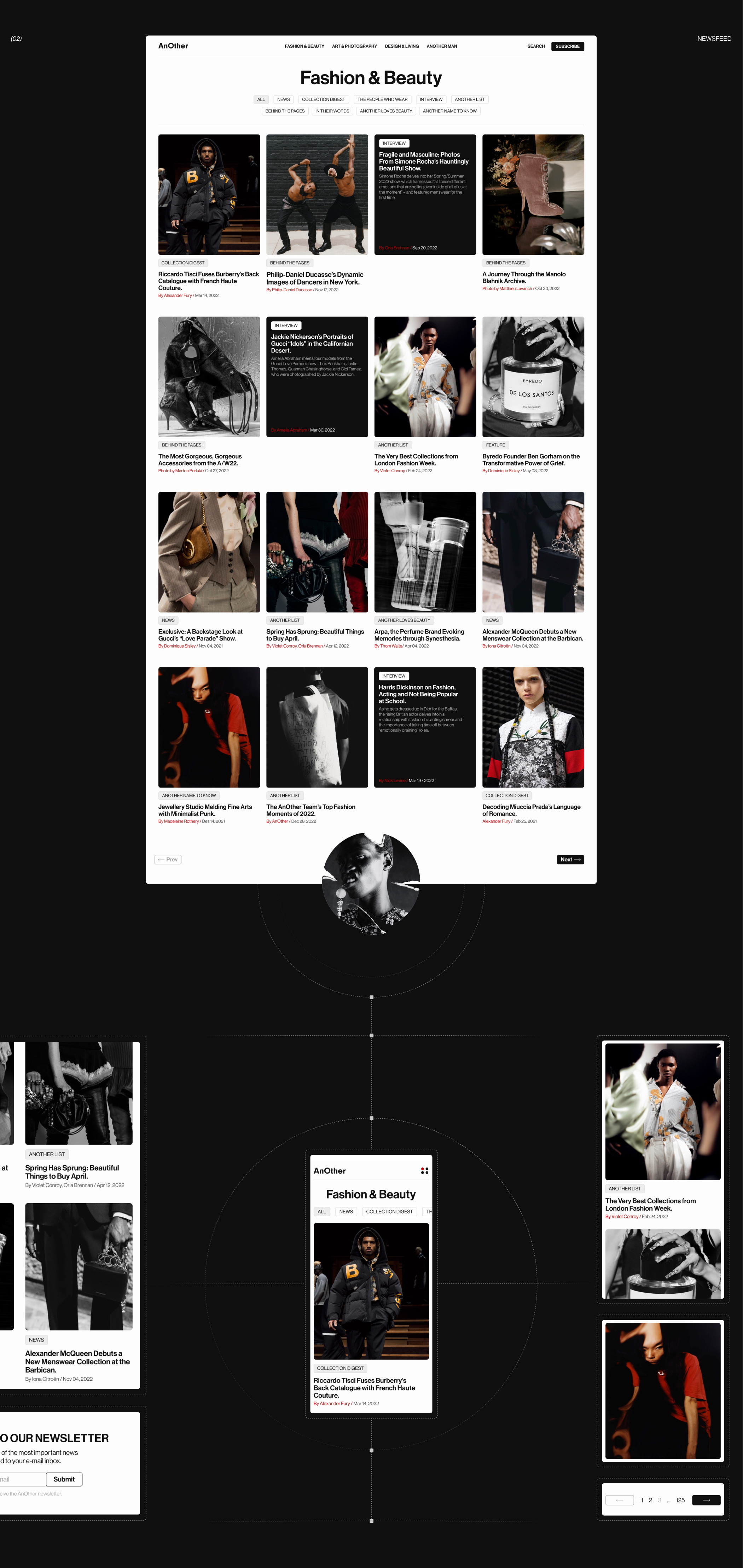 Another Magazine/Redesign concept — Изображение №4 — Интерфейсы на Dprofile