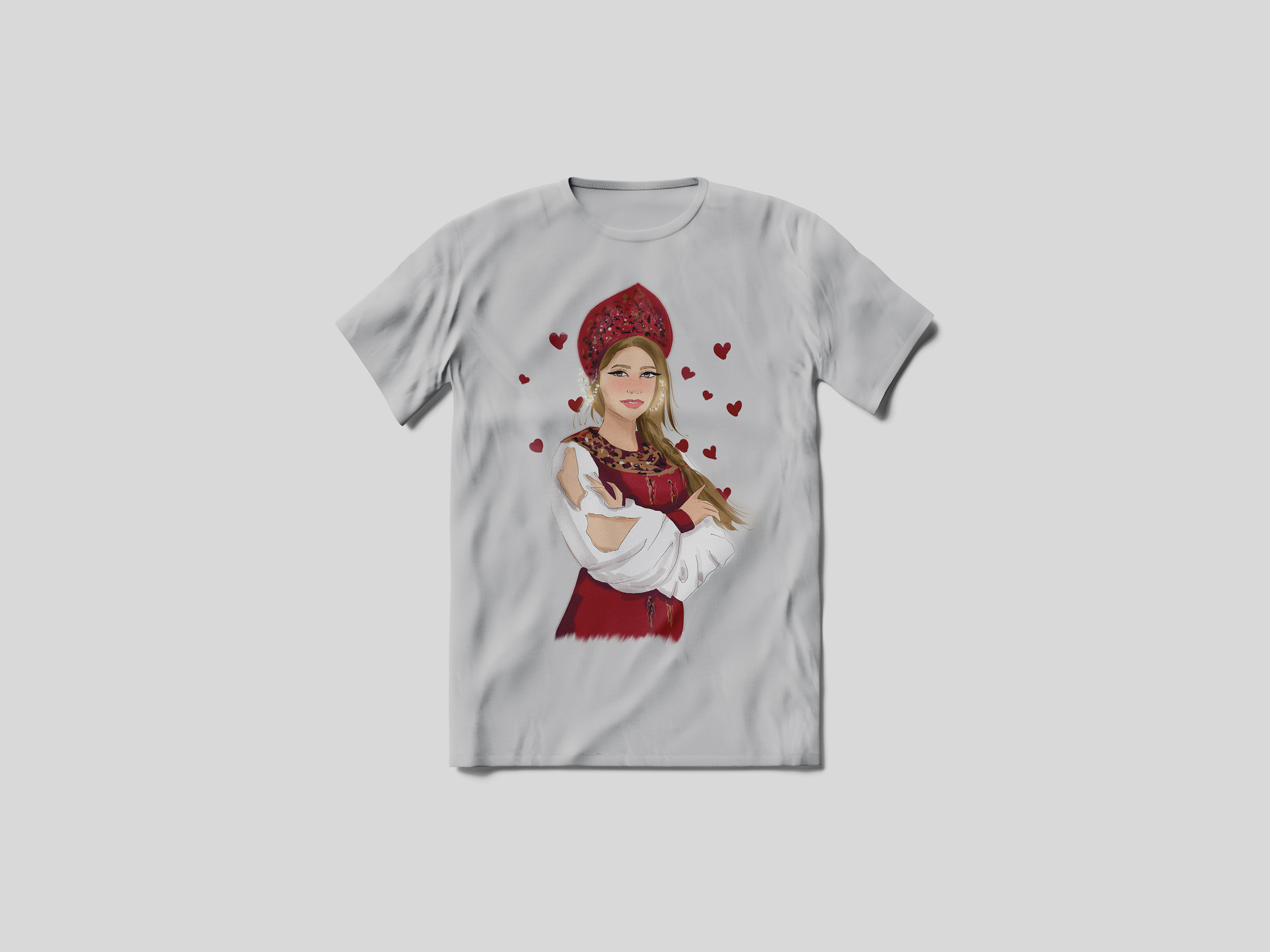 Girl in a kokoshnik — Изображение №2 — Иллюстрация на Dprofile