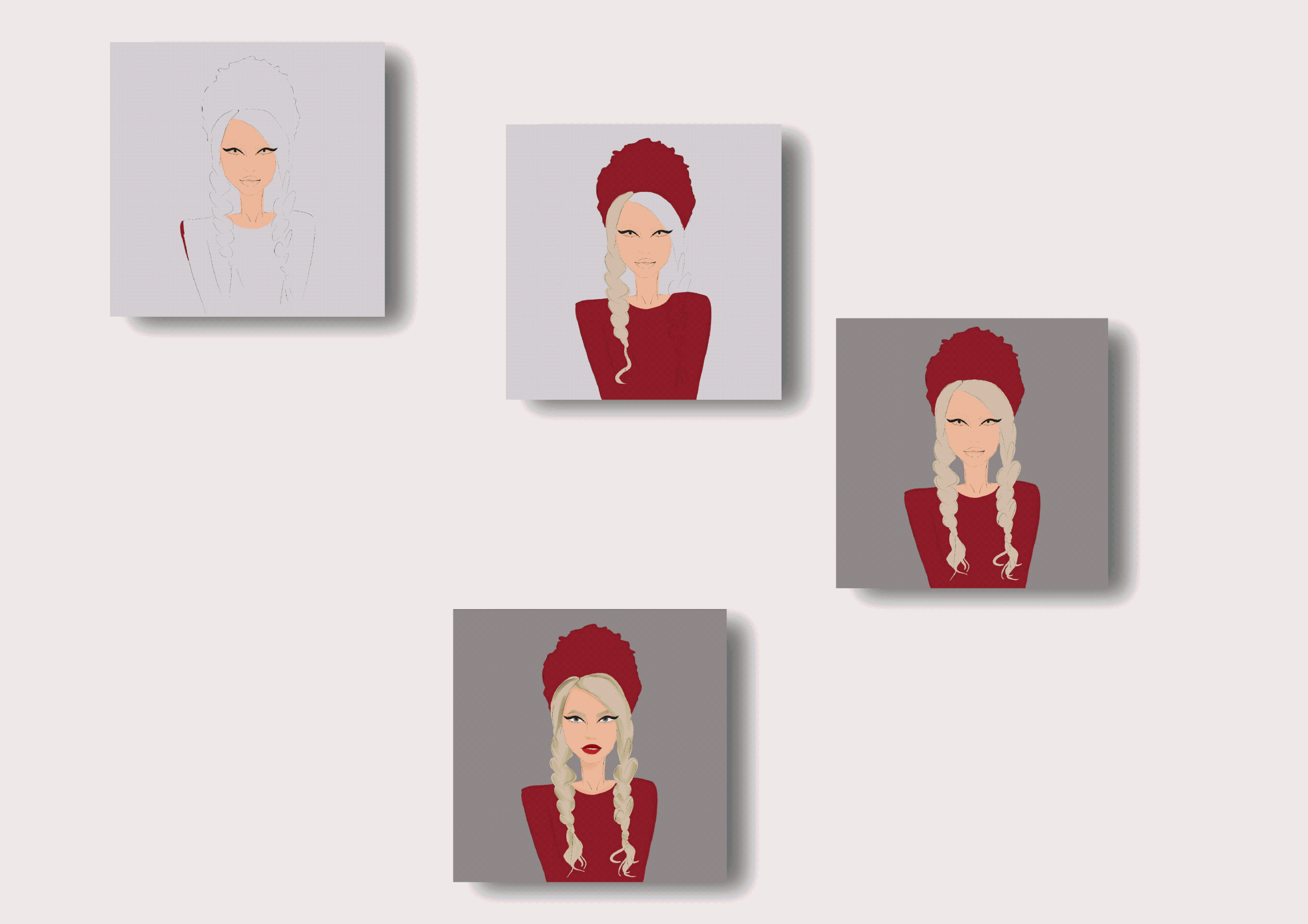 Girl in a kokoshnik — Изображение №1 — Иллюстрация, Анимация на Dprofile