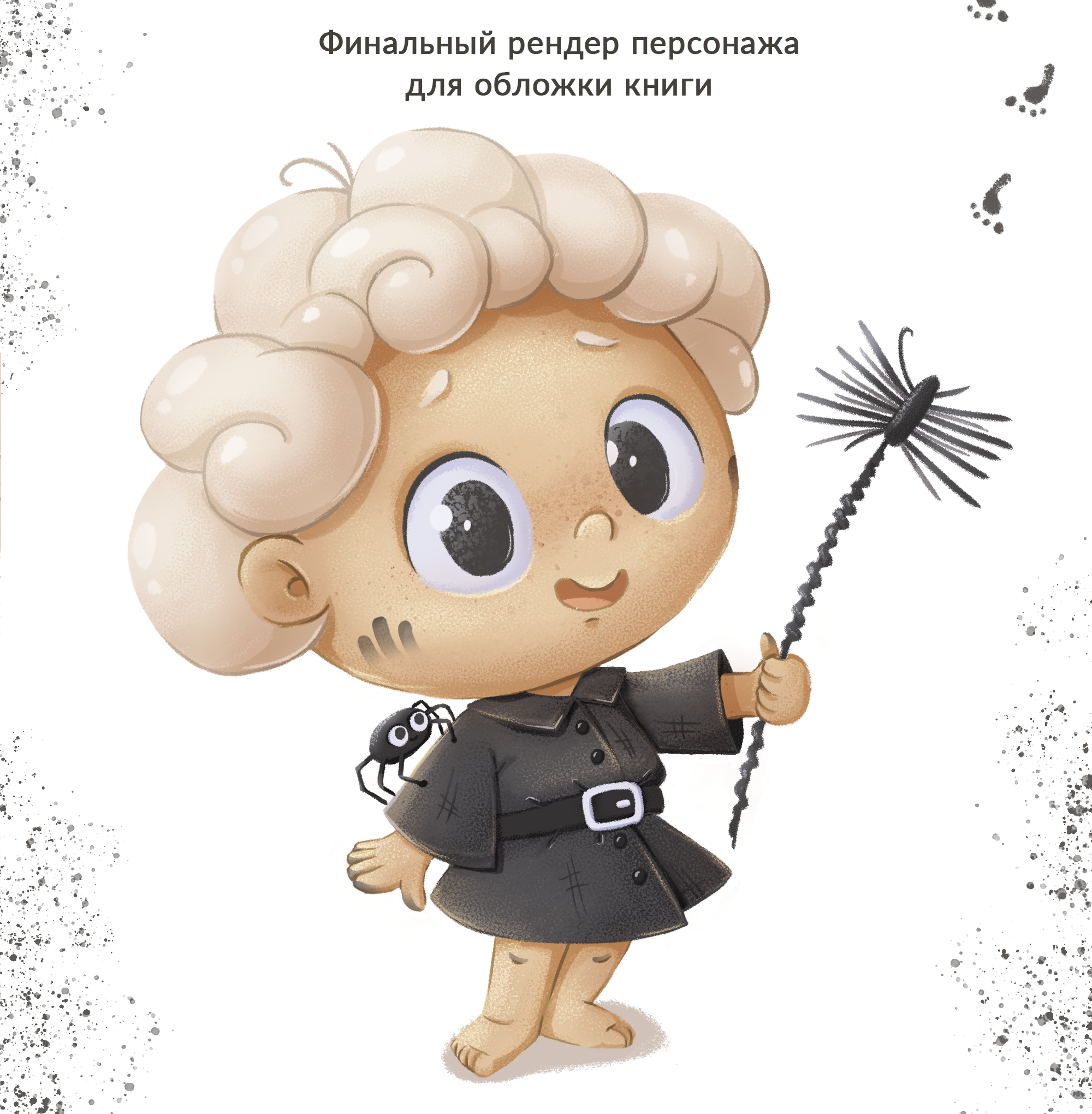 Дизайн персонажа Райфолли/разработка обложки книги Кивихилли — Изображение №7 — Иллюстрация, Графика на Dprofile