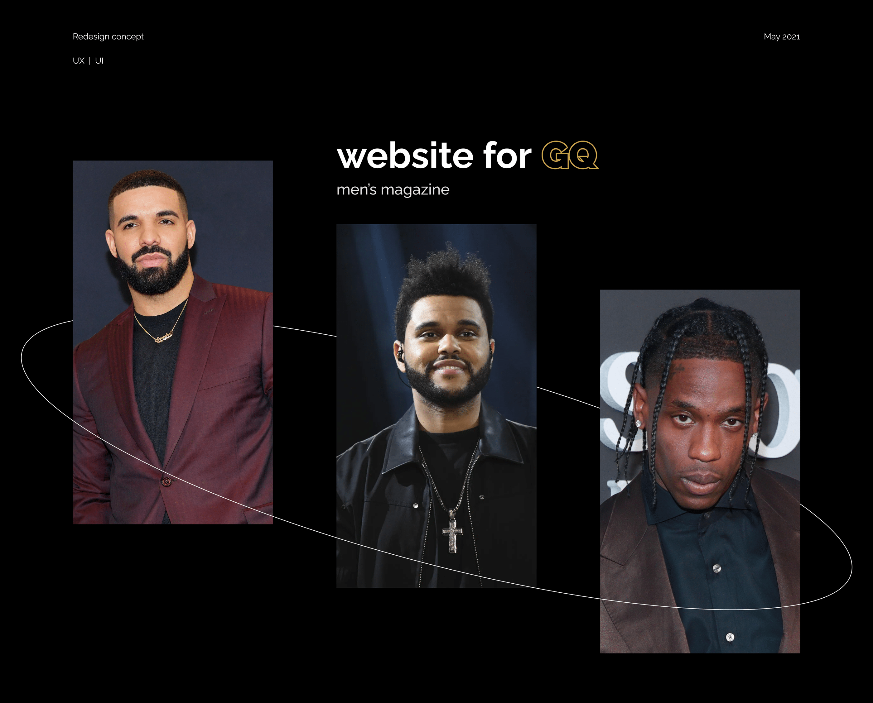 GQ | website redesign — Изображение №1 — Интерфейсы на Dprofile