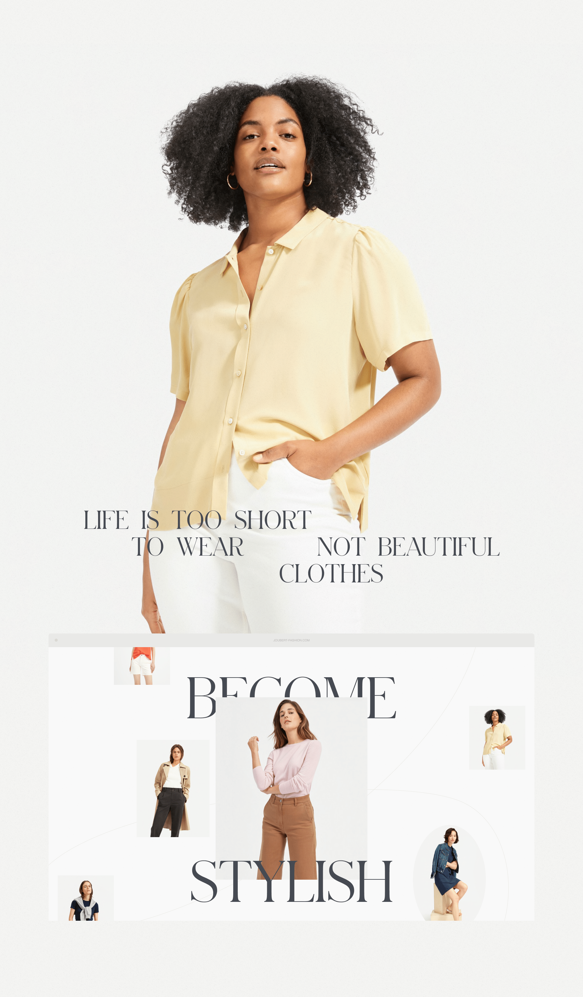 Catherine Joubert — web, brand — Изображение №3 — Брендинг, Интерфейсы на Dprofile