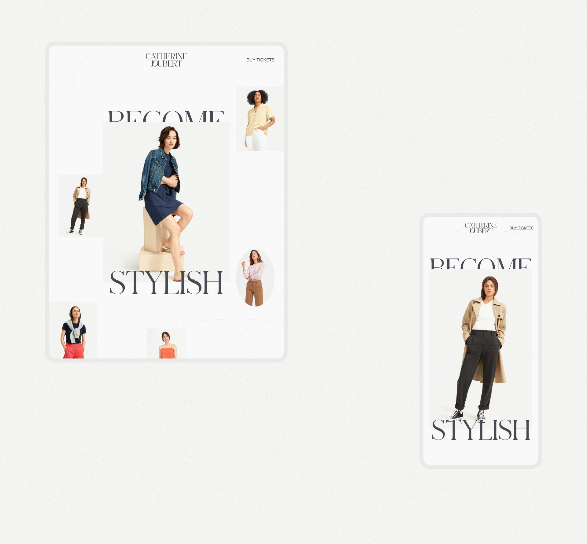 Catherine Joubert — web, brand — Изображение №4 — Брендинг, Интерфейсы на Dprofile