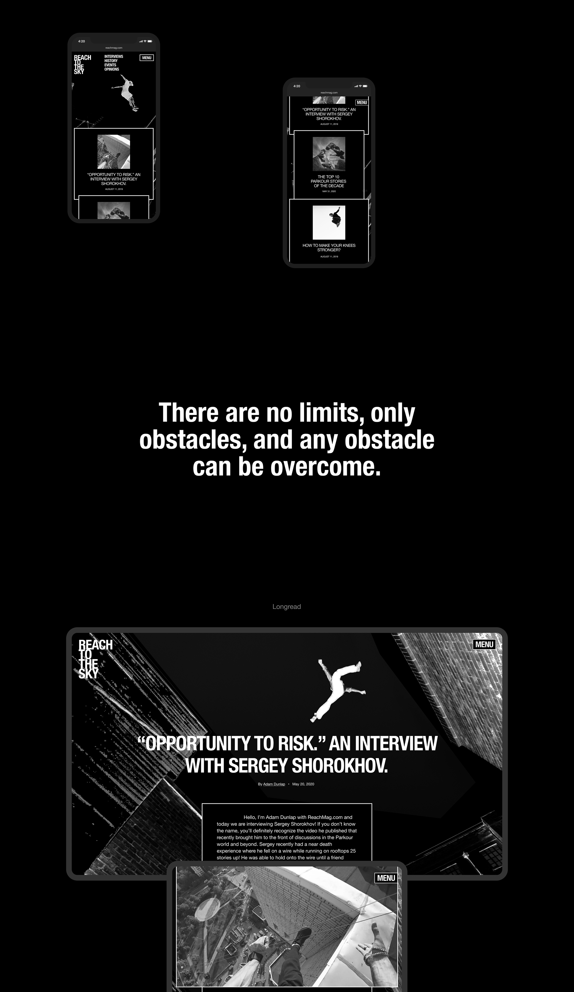 Reach Magazine – web, identity — Изображение №9 — Брендинг, Интерфейсы на Dprofile