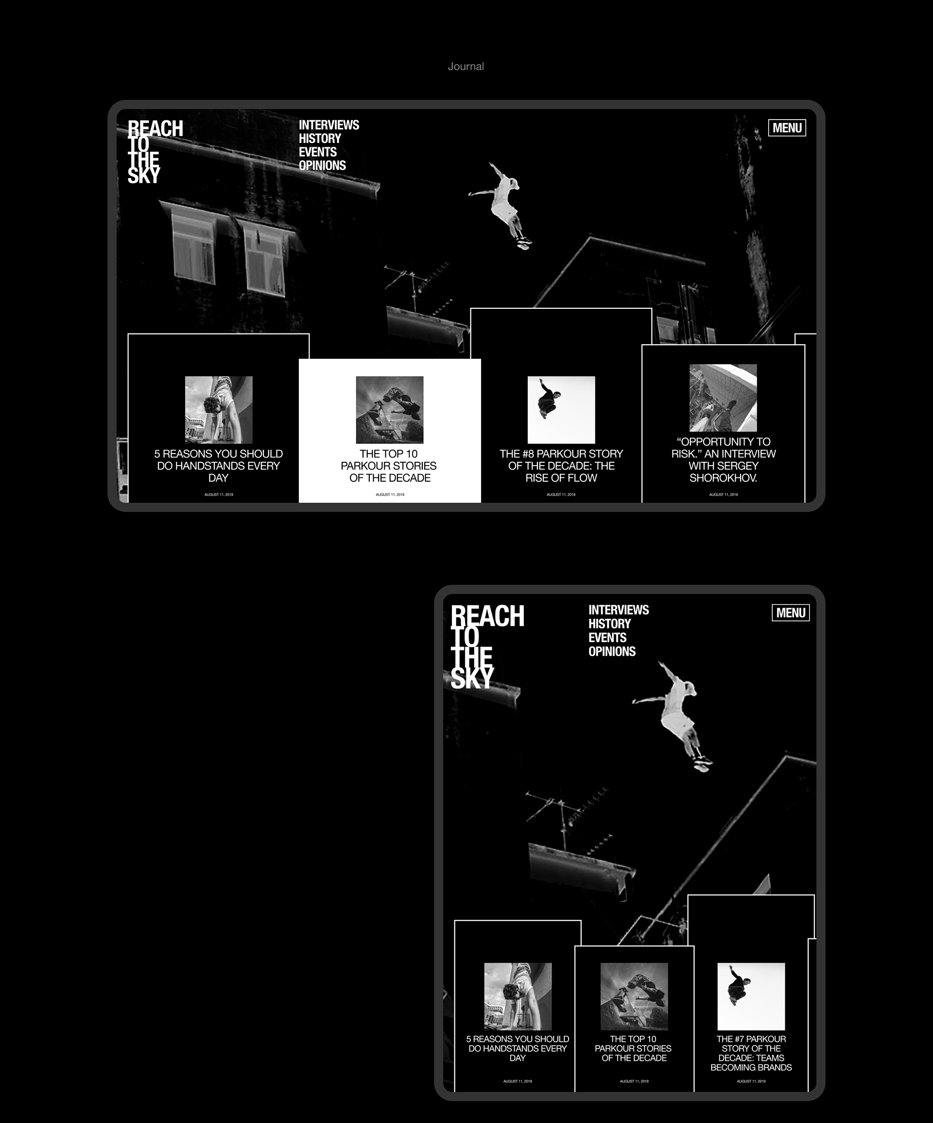 Reach Magazine – web, identity — Изображение №8 — Брендинг, Интерфейсы на Dprofile