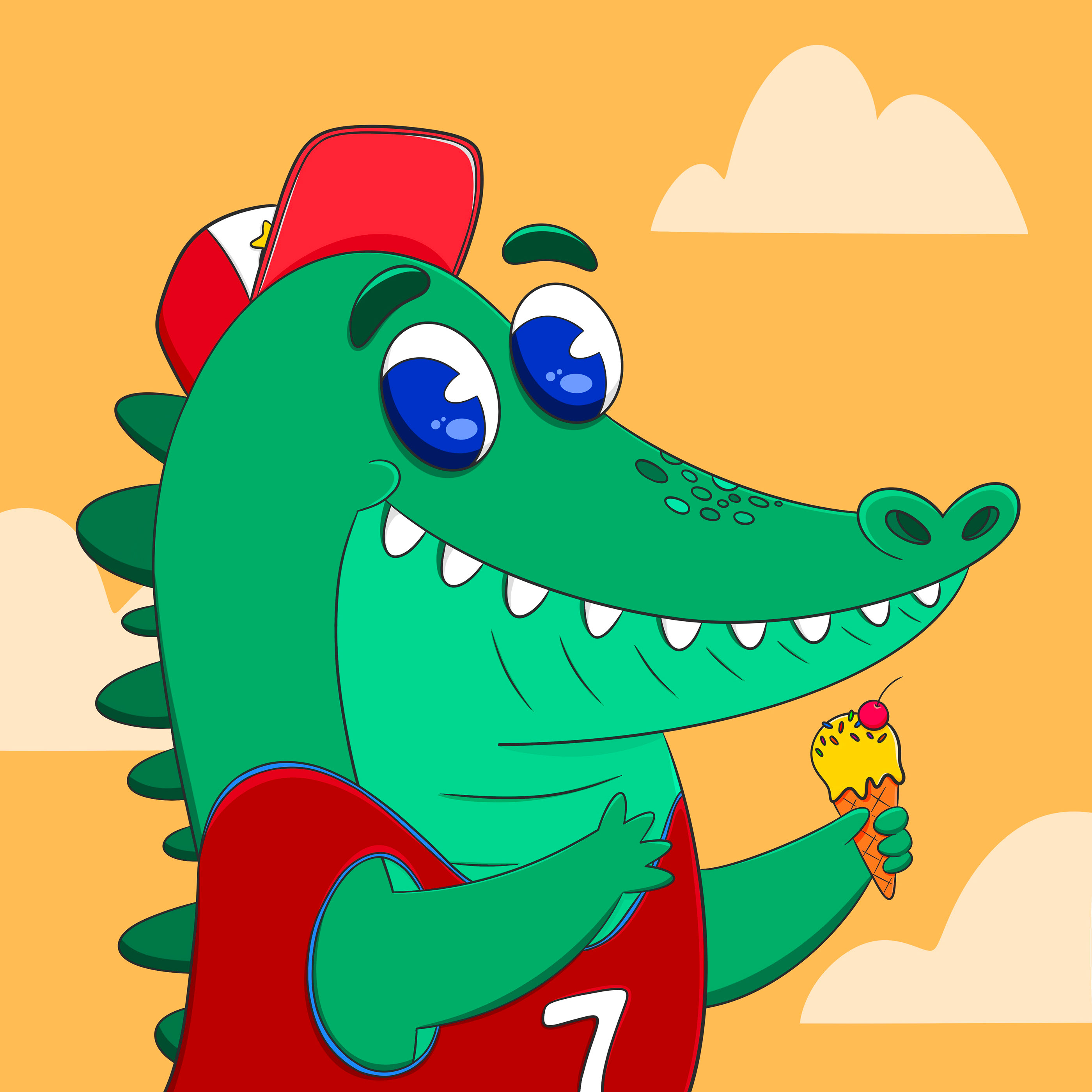 Croco Locco NFT Collection — Изображение №3 — Иллюстрация на Dprofile