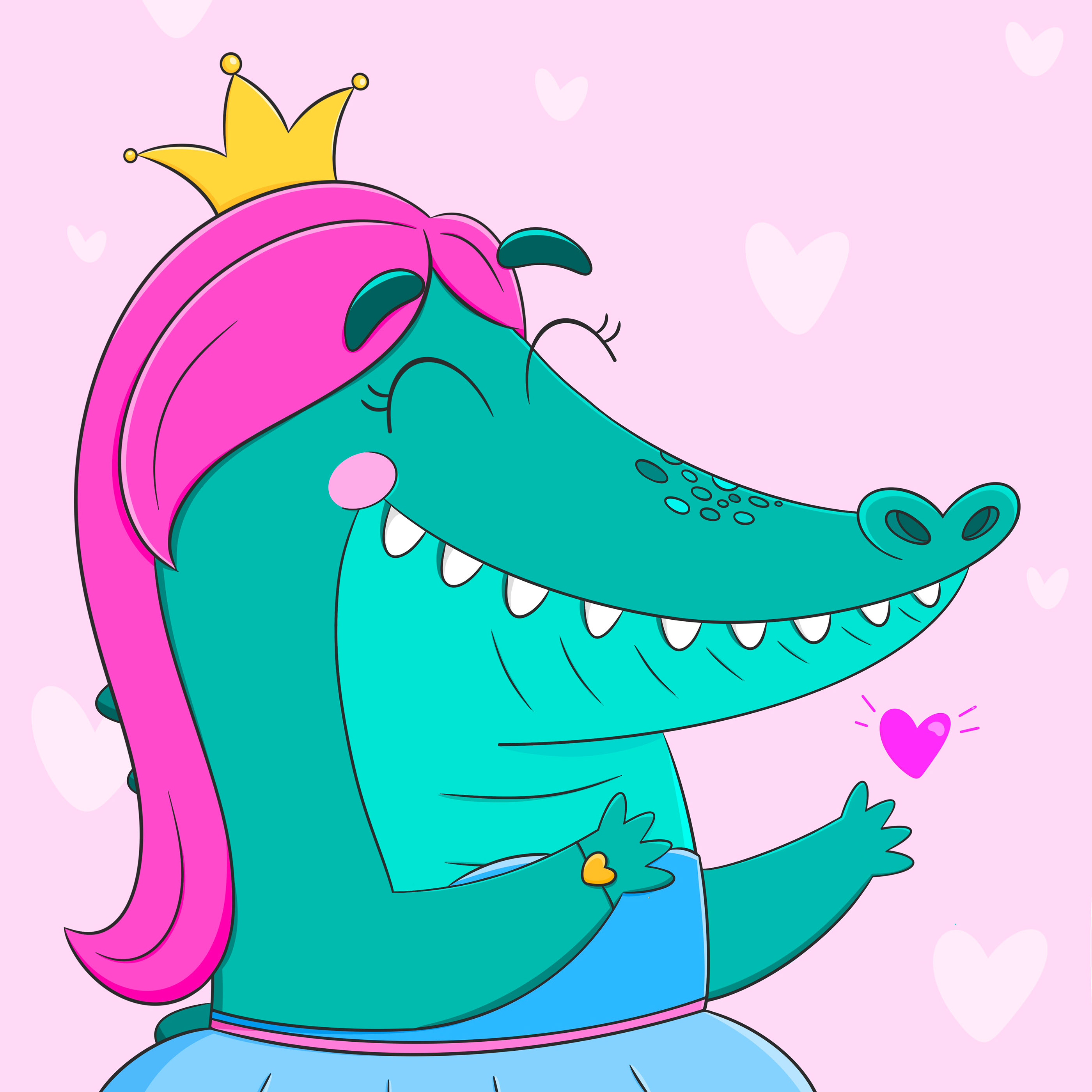 Croco Locco NFT Collection — Изображение №14 — Иллюстрация на Dprofile