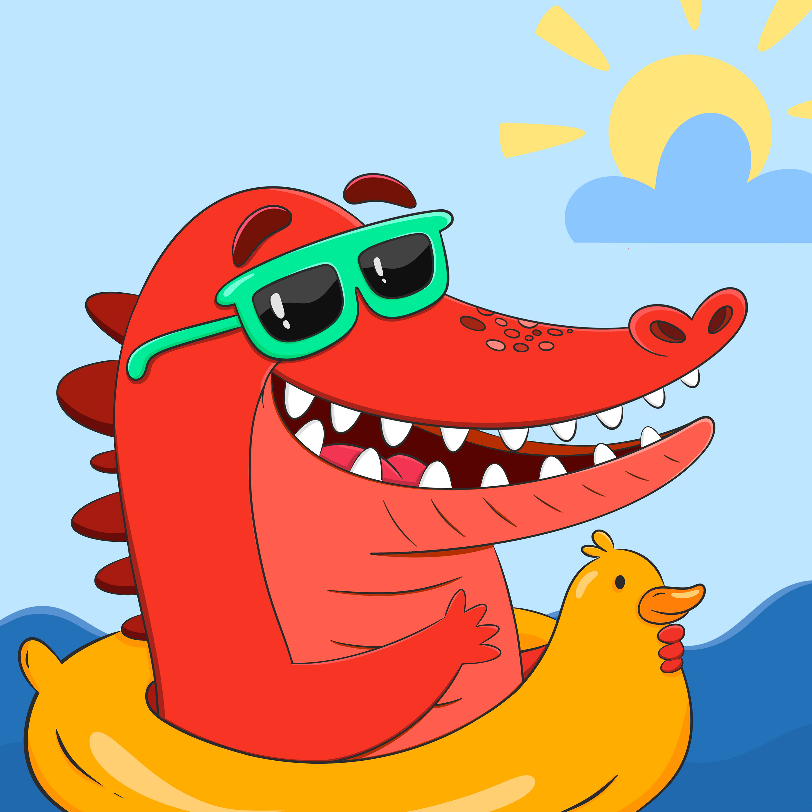Croco Locco NFT Collection — Изображение №7 — Иллюстрация на Dprofile