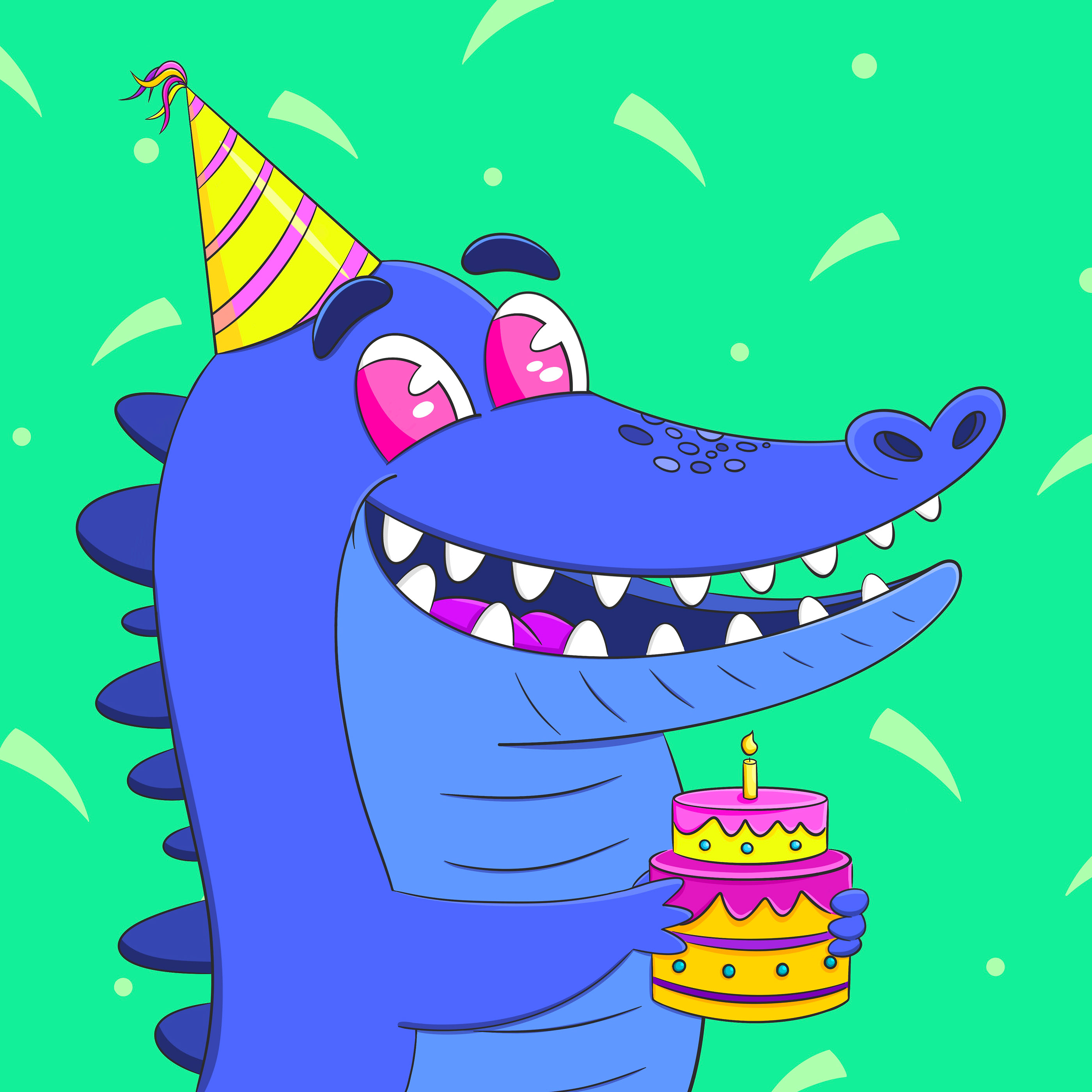 Croco Locco NFT Collection — Изображение №2 — Иллюстрация на Dprofile