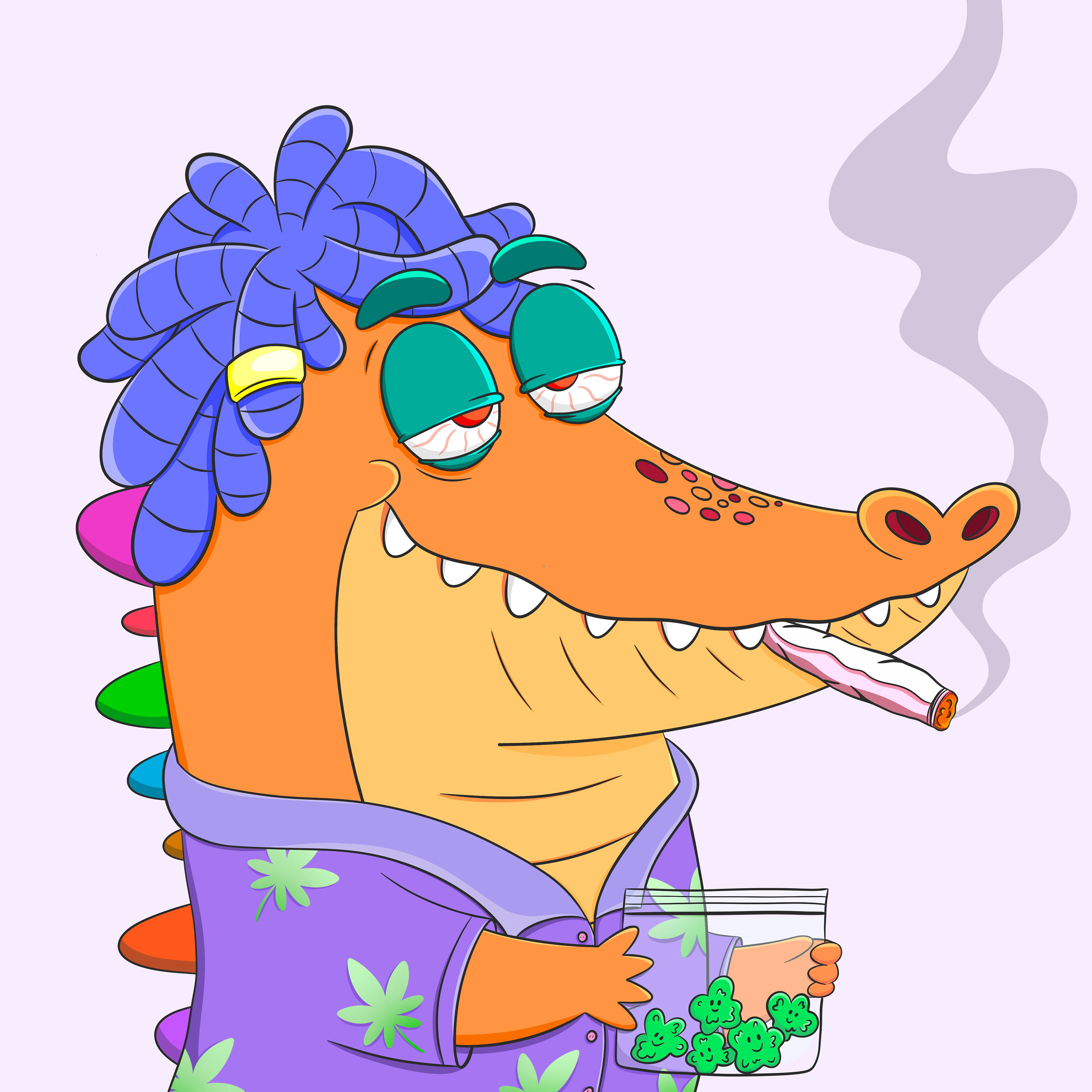 Croco Locco NFT Collection — Изображение №16 — Иллюстрация на Dprofile