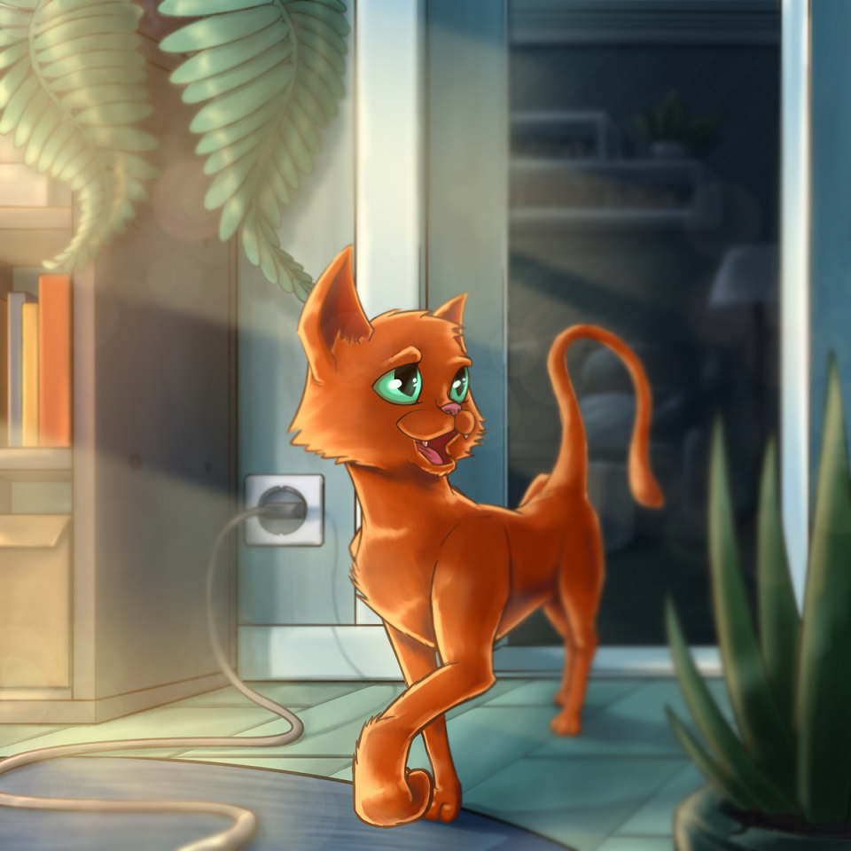 Кот :) — Изображение №3 — Иллюстрация на Dprofile