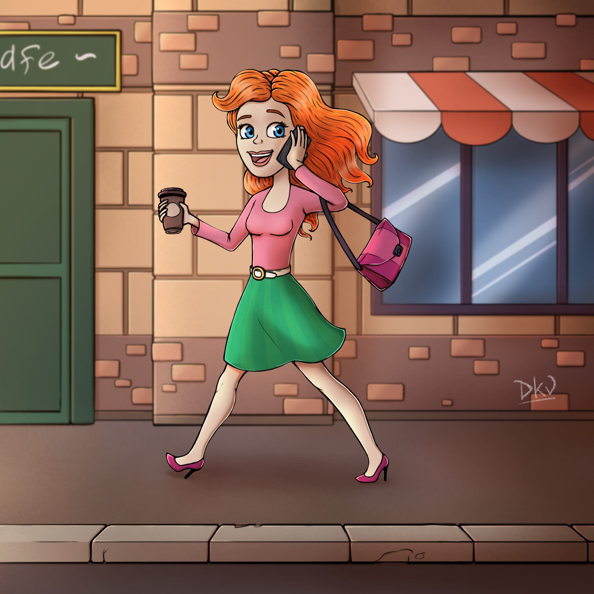 Серия иллюстраций с людьми — Изображение №2 — Иллюстрация на Dprofile