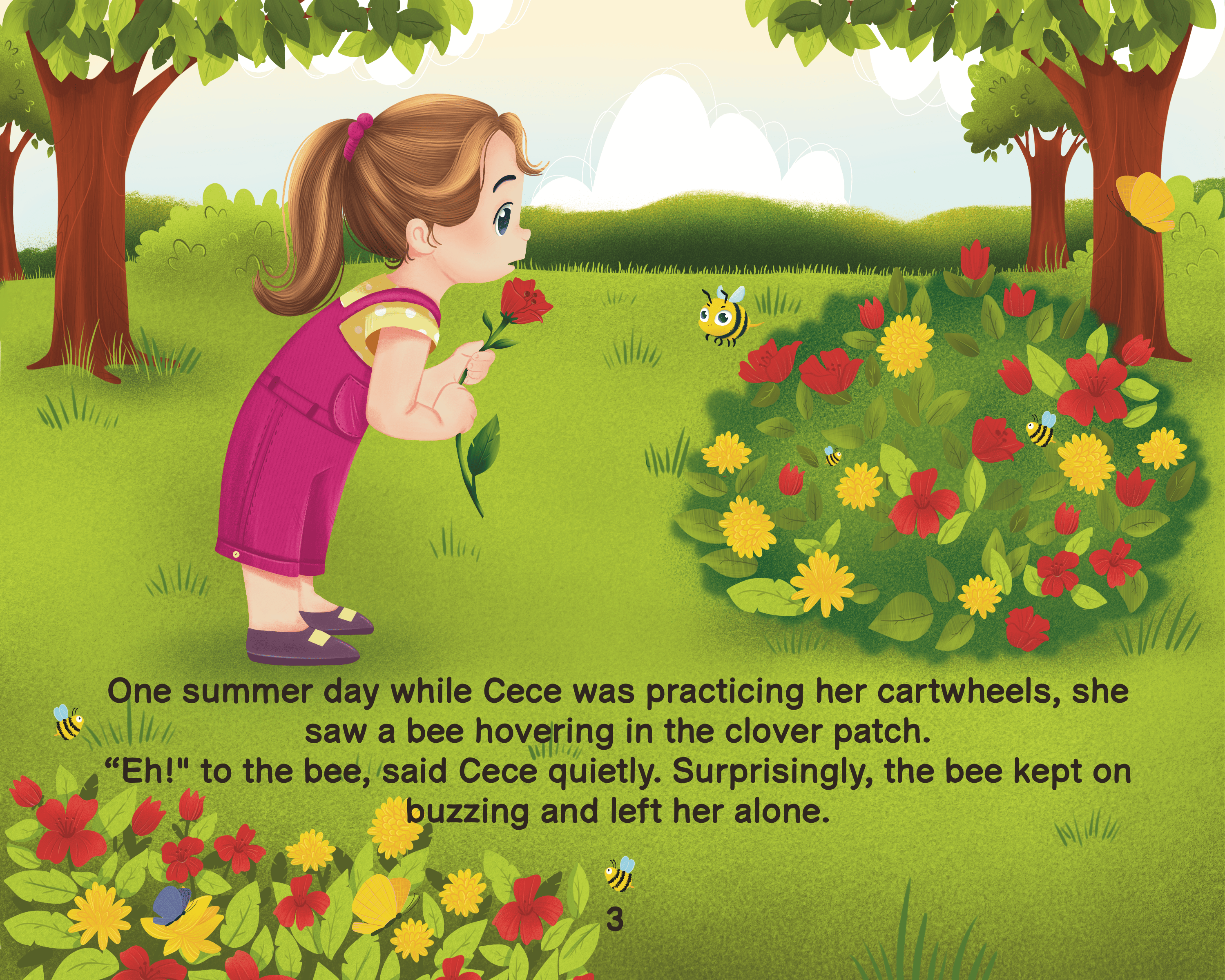 Children's book "Eh!" to the Bee said Cece — Изображение №3 — Иллюстрация, Графика на Dprofile