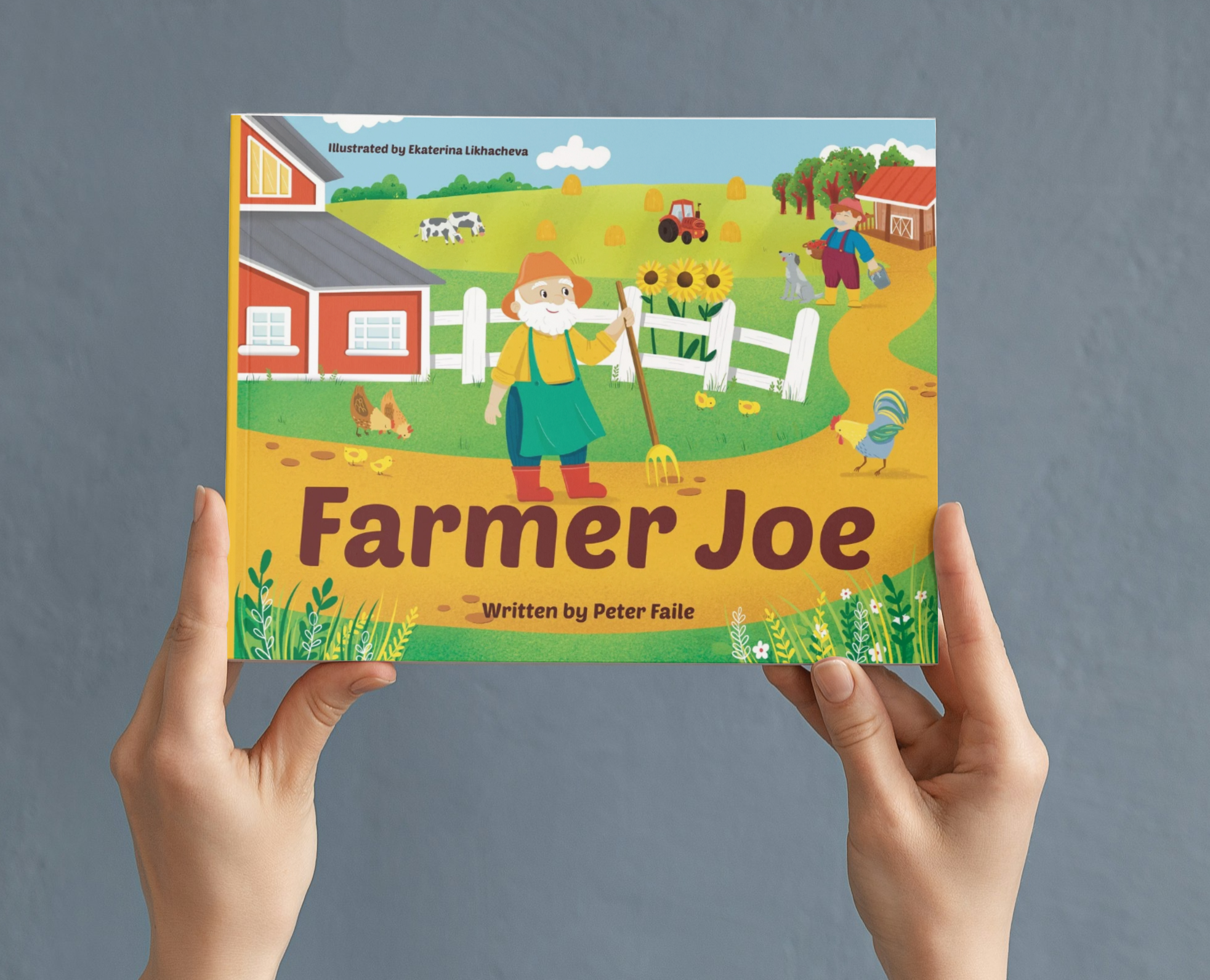 Детская книга "Farmer Joe" — Иллюстрация на Dprofile
