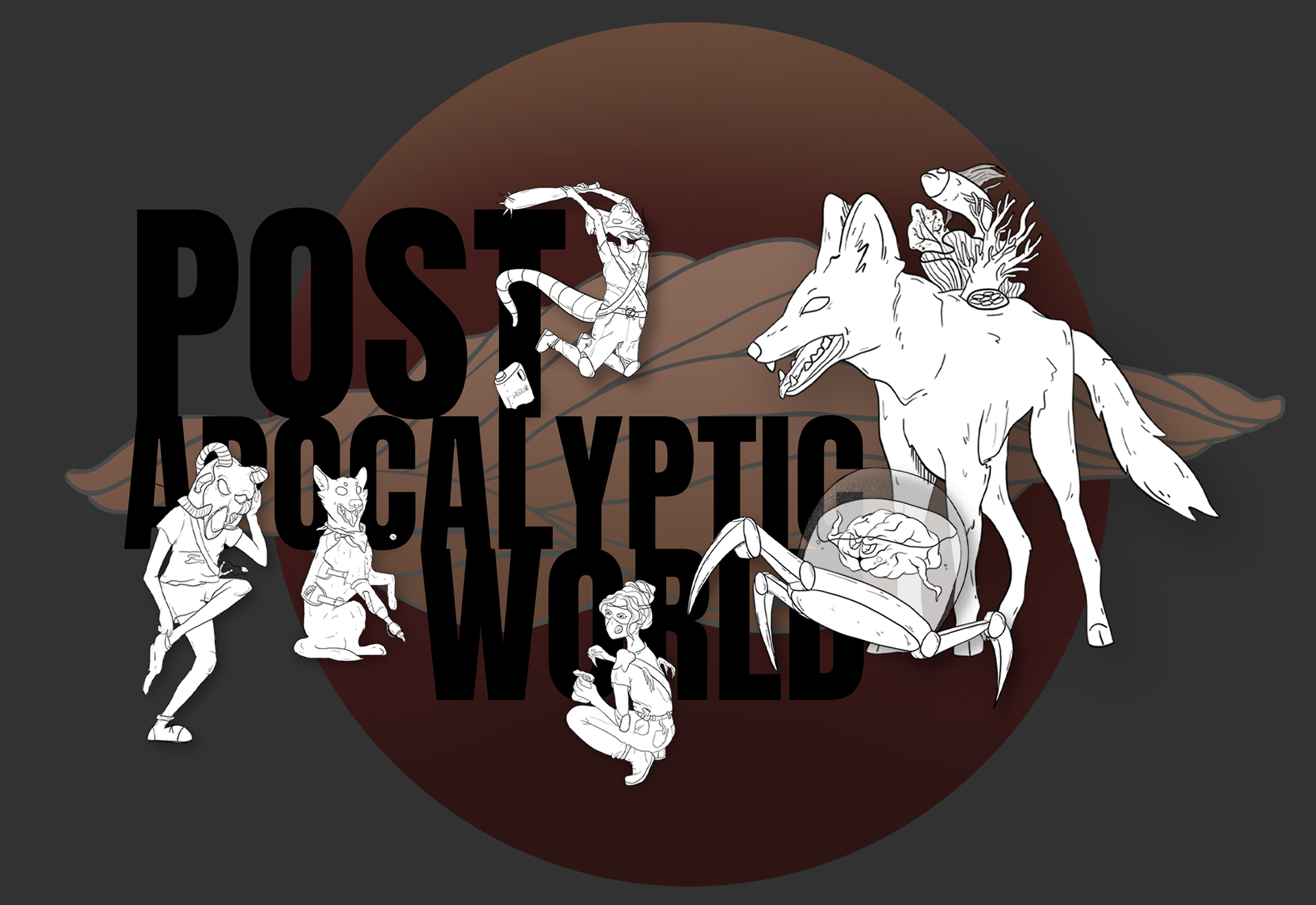 POST-APOCALYPTIC WORLD/inktober2020 — Изображение №1 — Иллюстрация на Dprofile