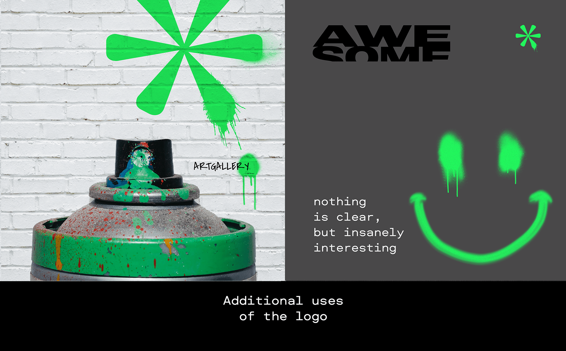 Awesome Art Gallery | LOGOTYPE, STYLE, STICKERS, POSTER — Изображение №3 — Брендинг, Маркетинг на Dprofile