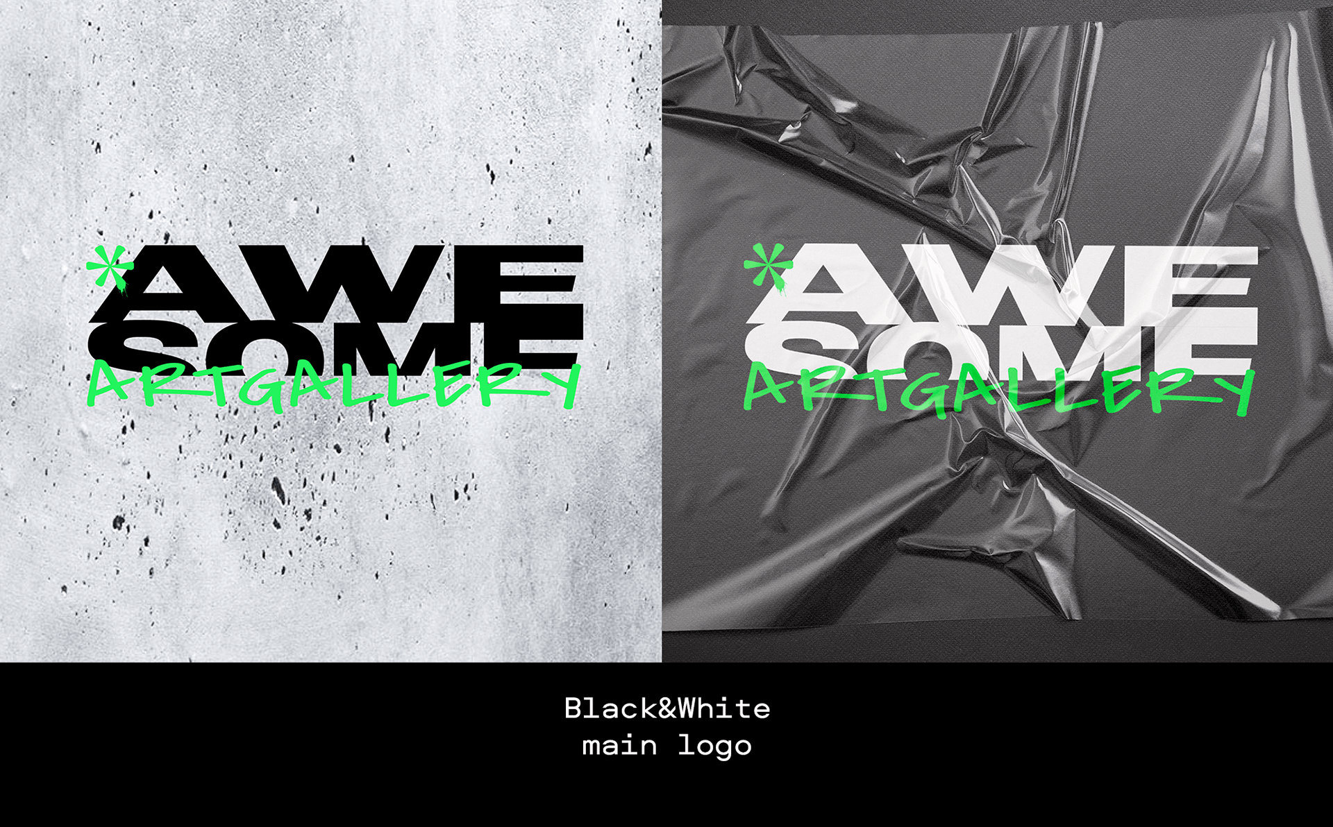 Awesome Art Gallery | LOGOTYPE, STYLE, STICKERS, POSTER — Изображение №2 — Брендинг, Маркетинг на Dprofile