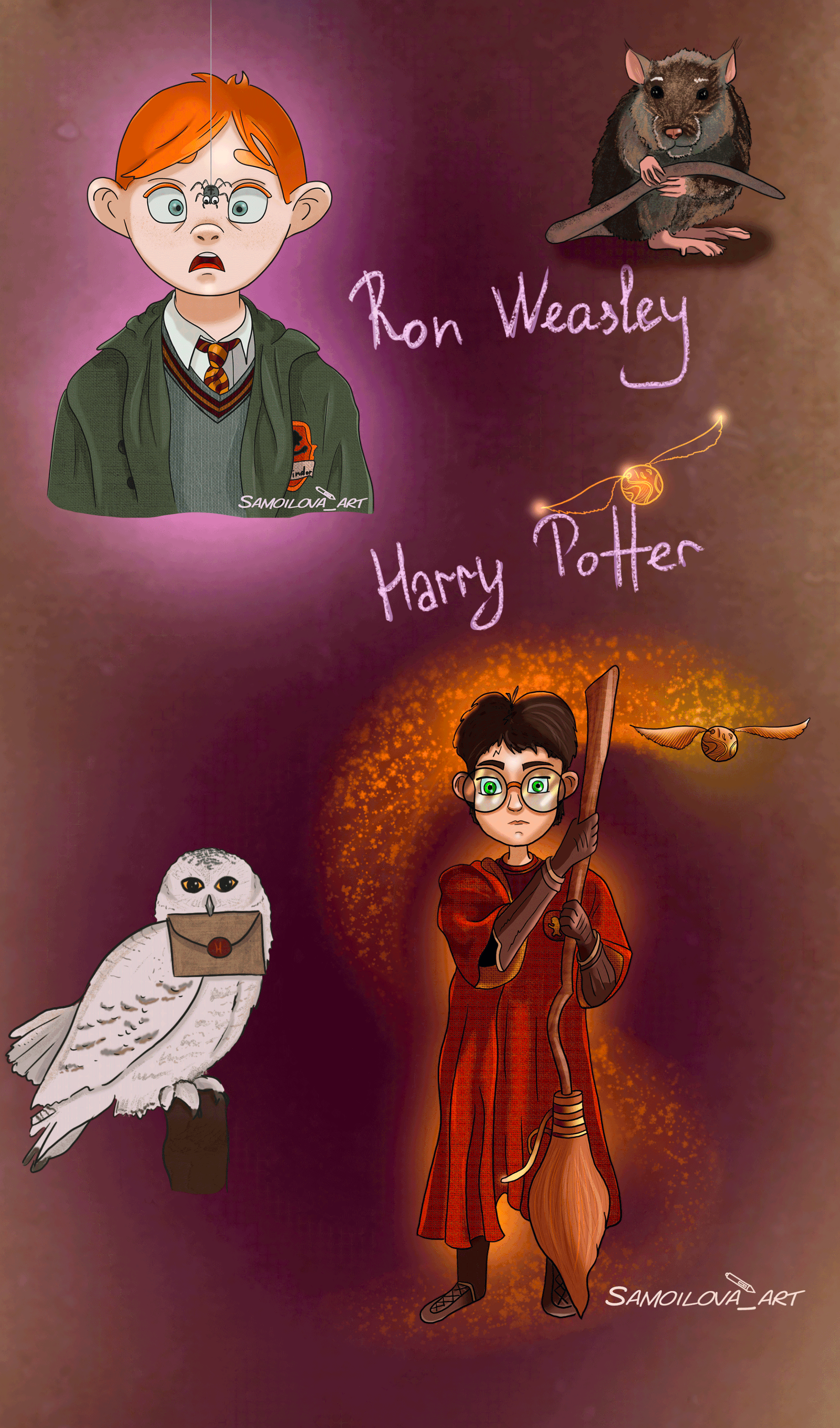 The Wizarding World of Harry Potter — Изображение №2 — Иллюстрация, Графика на Dprofile