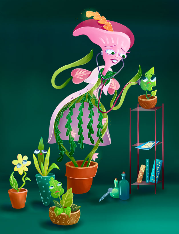 Бренд-персонаж для центра озеленения "Add green" — Изображение №10 — Иллюстрация на Dprofile