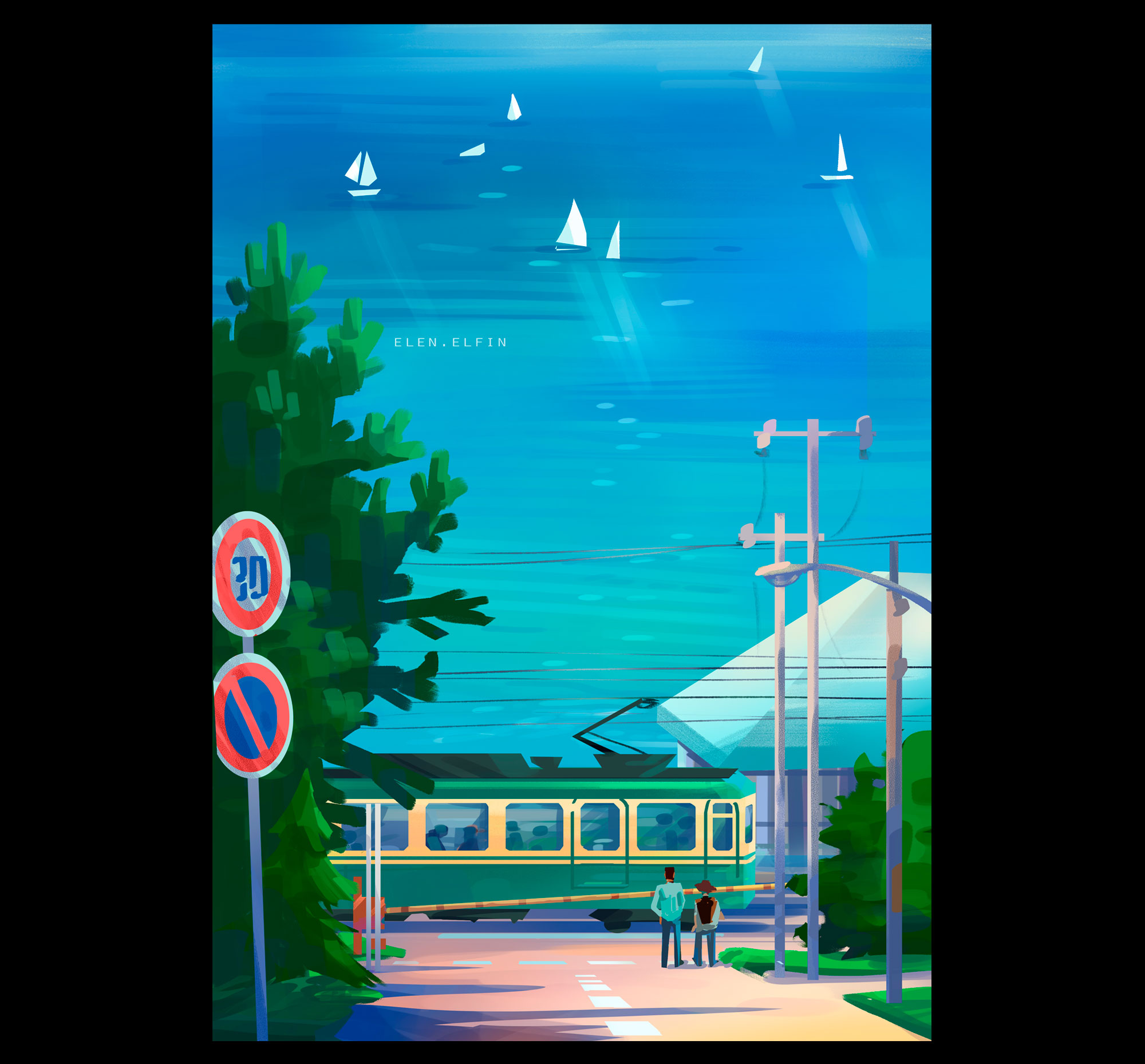 Plein Air’23 | Environment Painting — Изображение №10 — Иллюстрация, Графика на Dprofile