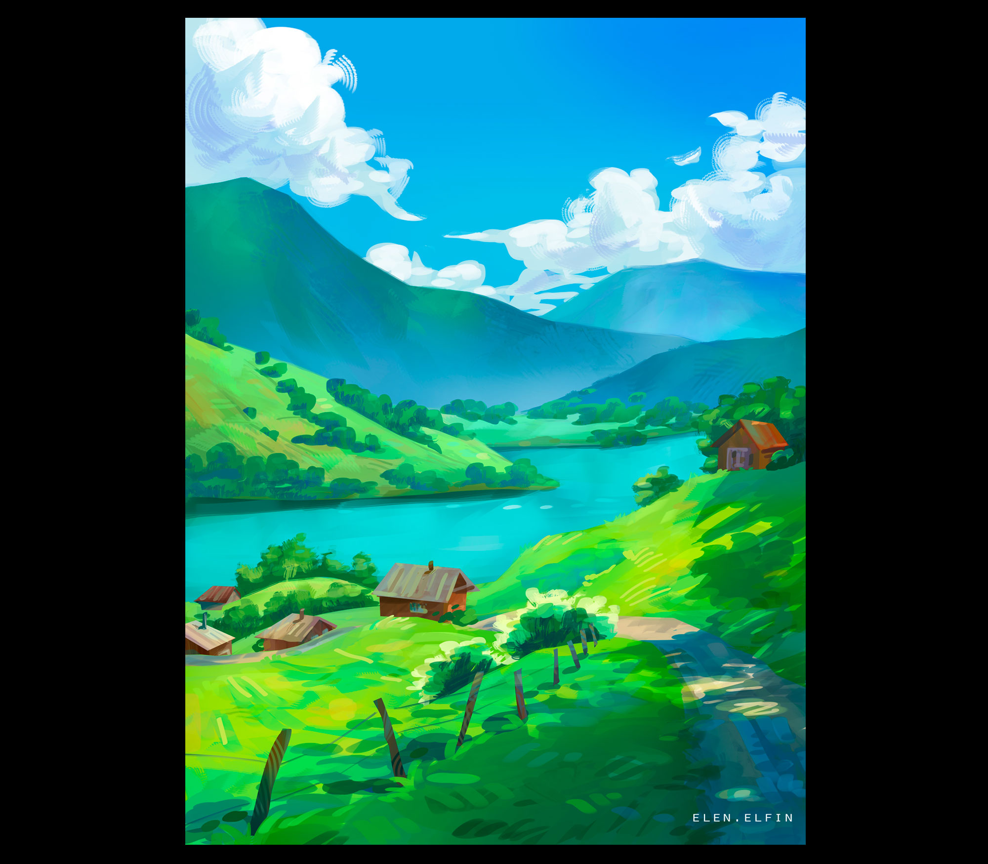 Plein Air’23 | Environment Painting — Изображение №8 — Иллюстрация, Графика на Dprofile