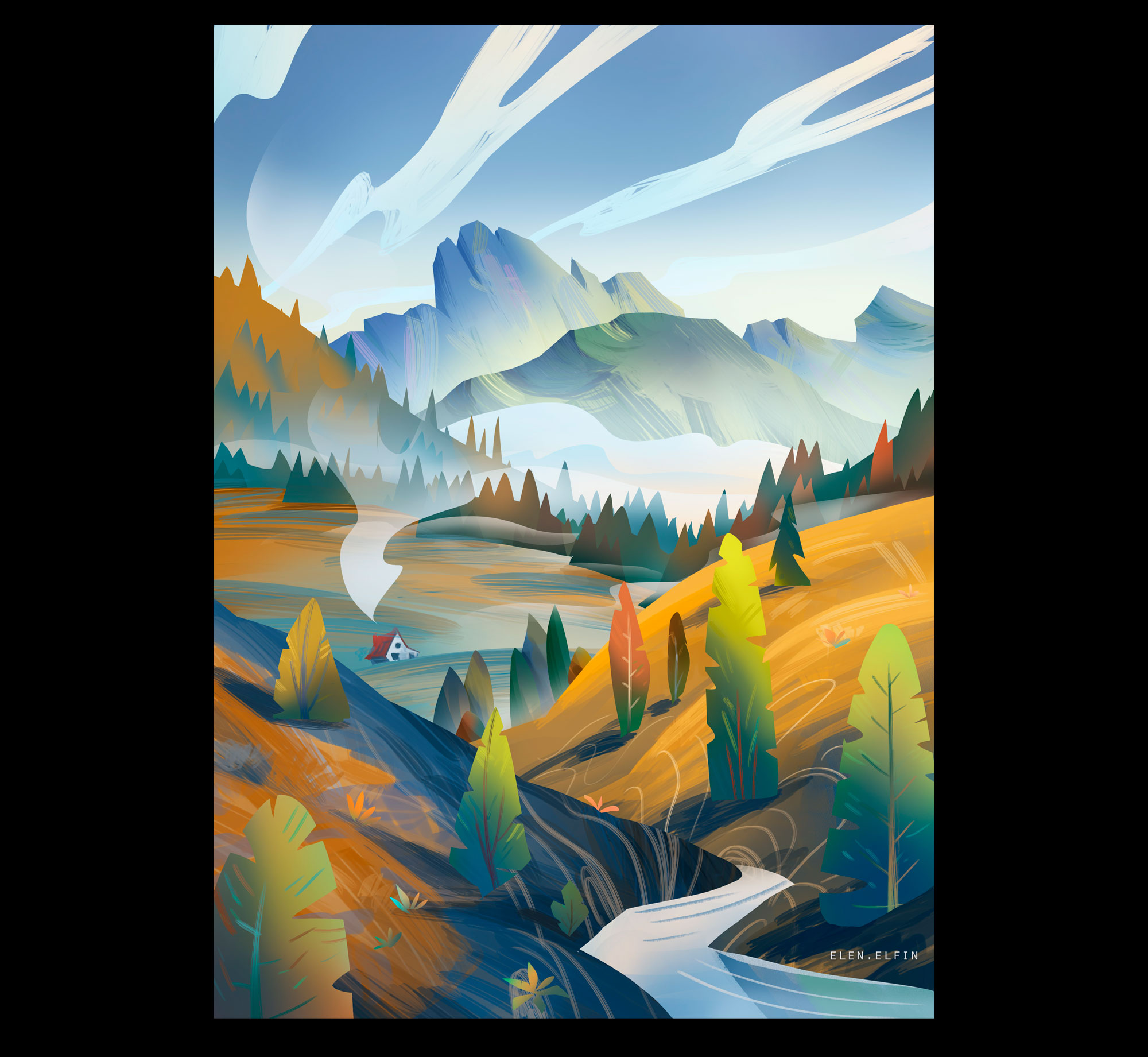 Plein Air’23 | Environment Painting — Изображение №13 — Иллюстрация, Графика на Dprofile