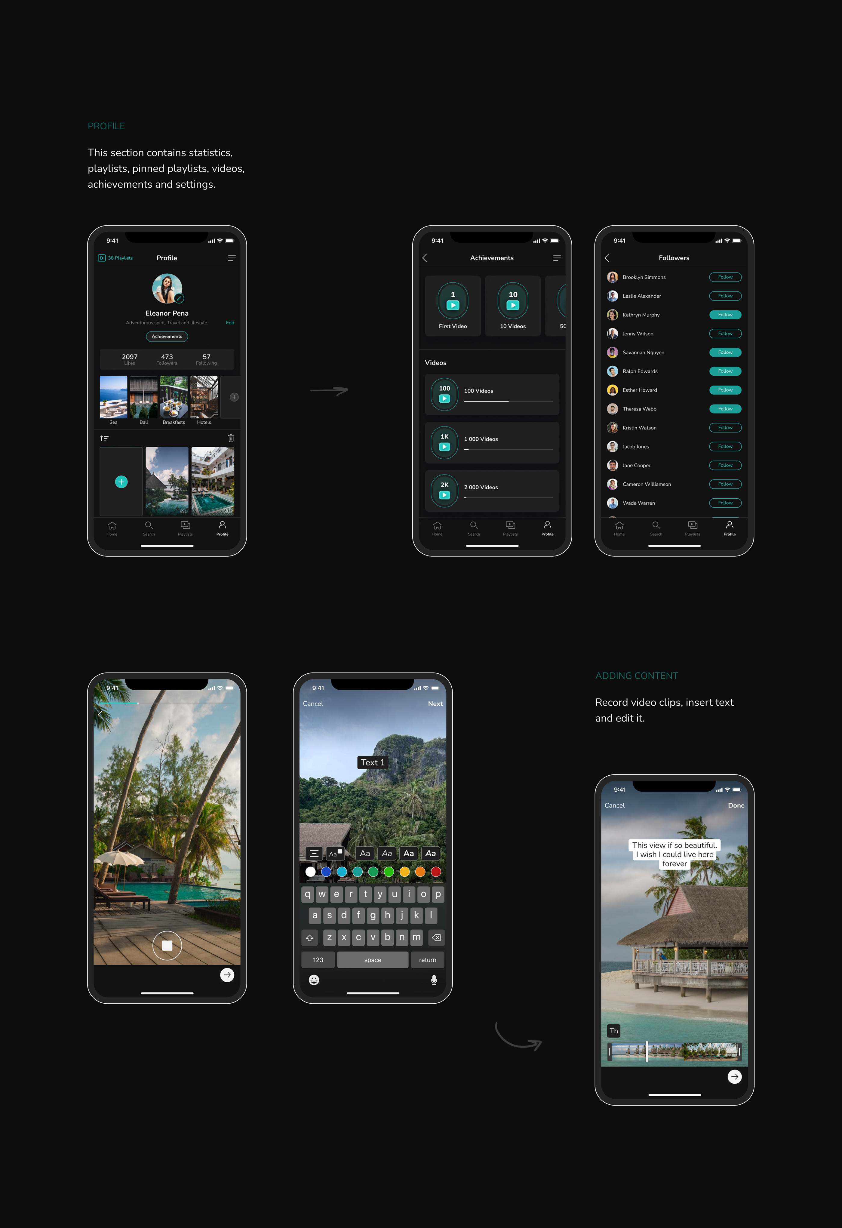 Roomer Video Mobile App — Изображение №8 — Интерфейсы на Dprofile